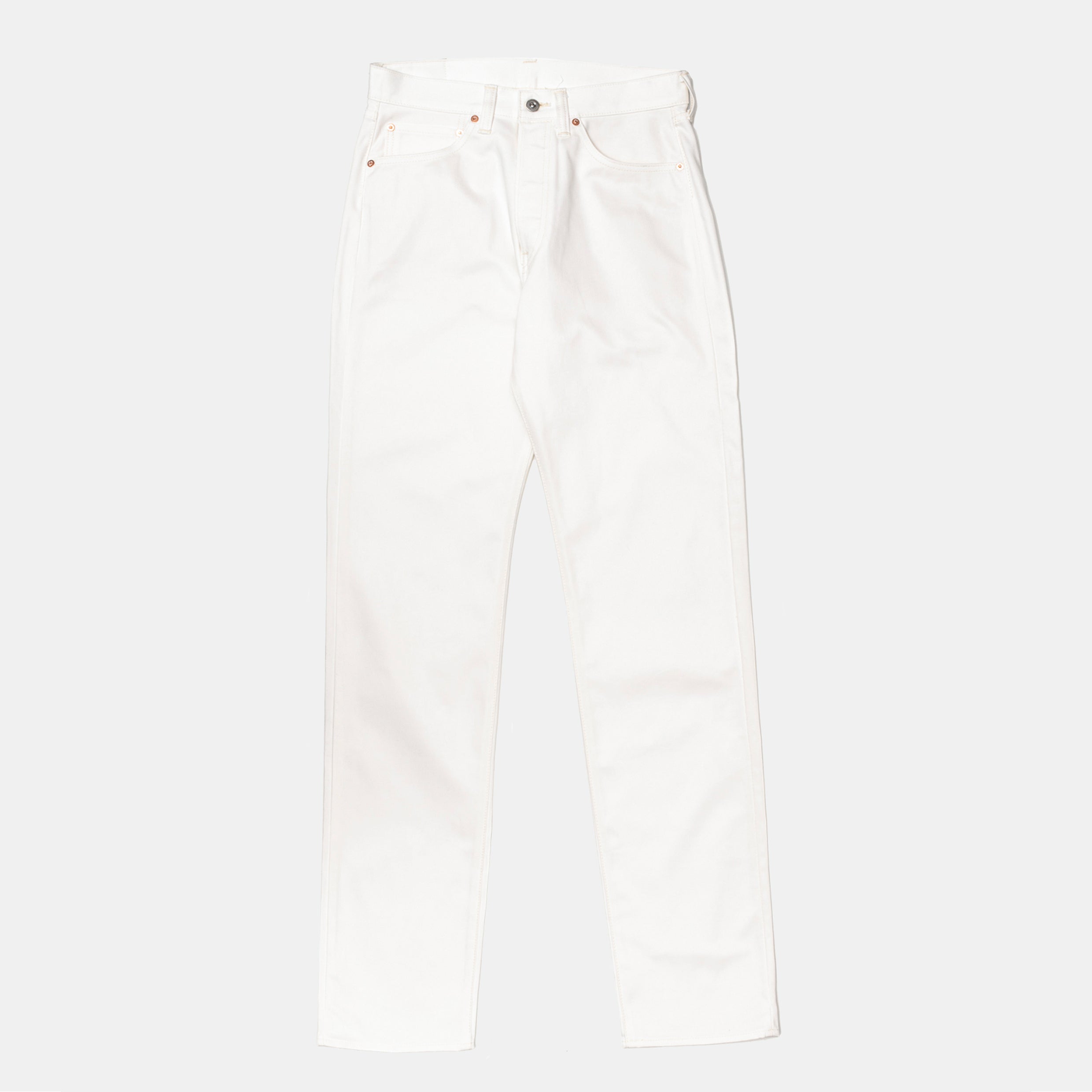 433 Pique Jeans White | Bryceland's & Co.