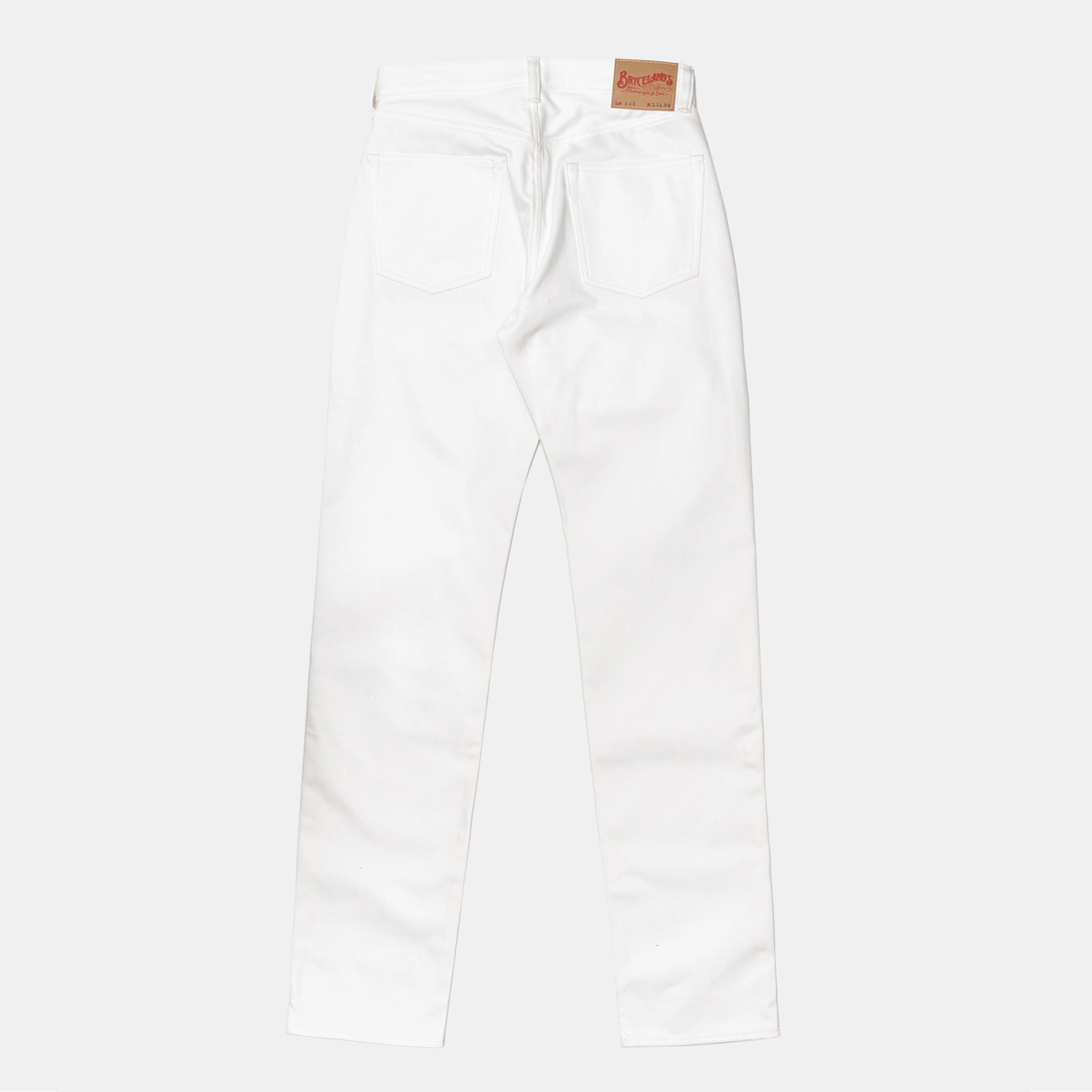 433 Pique Jeans White | Bryceland's & Co.