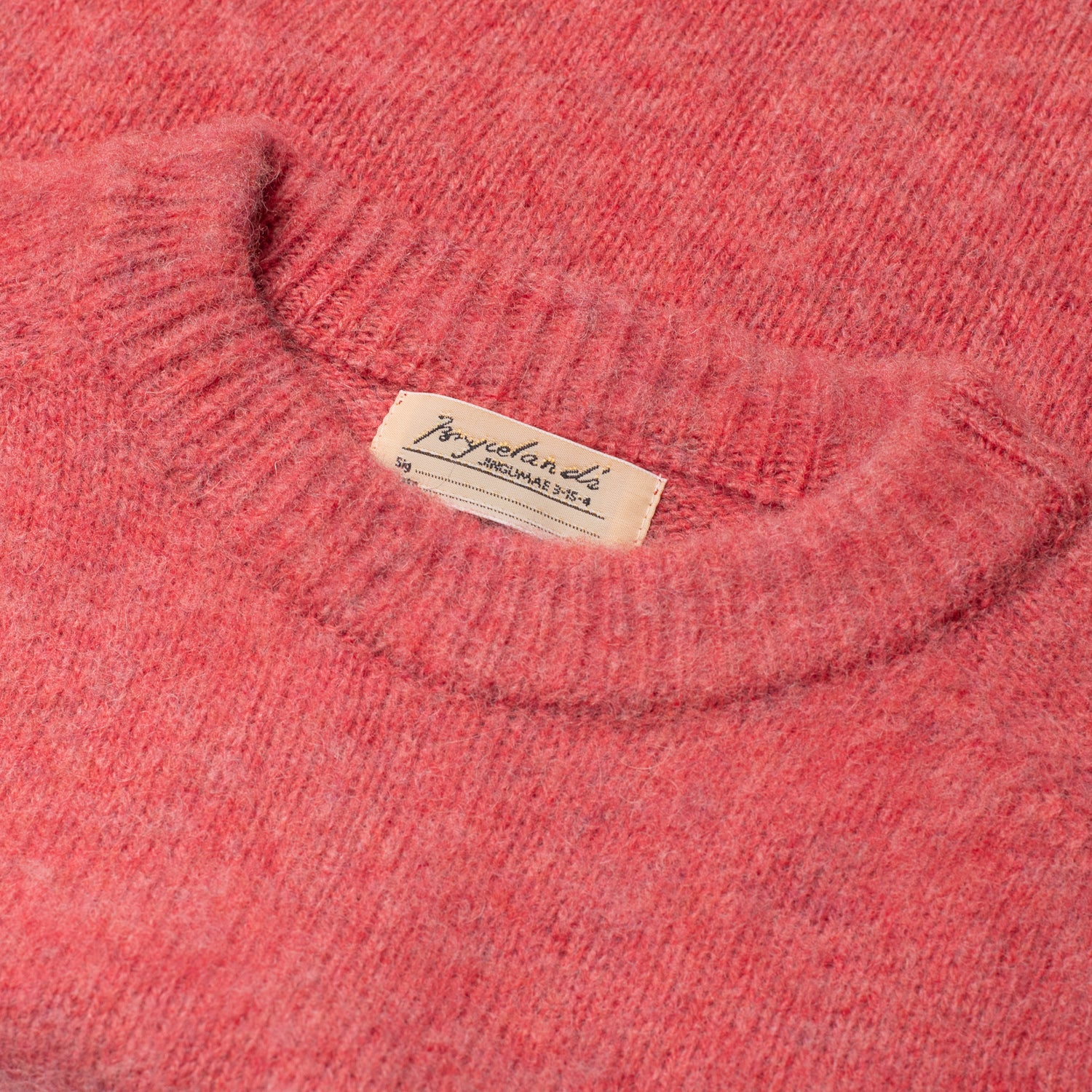 Shaggy Shetland Sweater Rose – Bryceland's