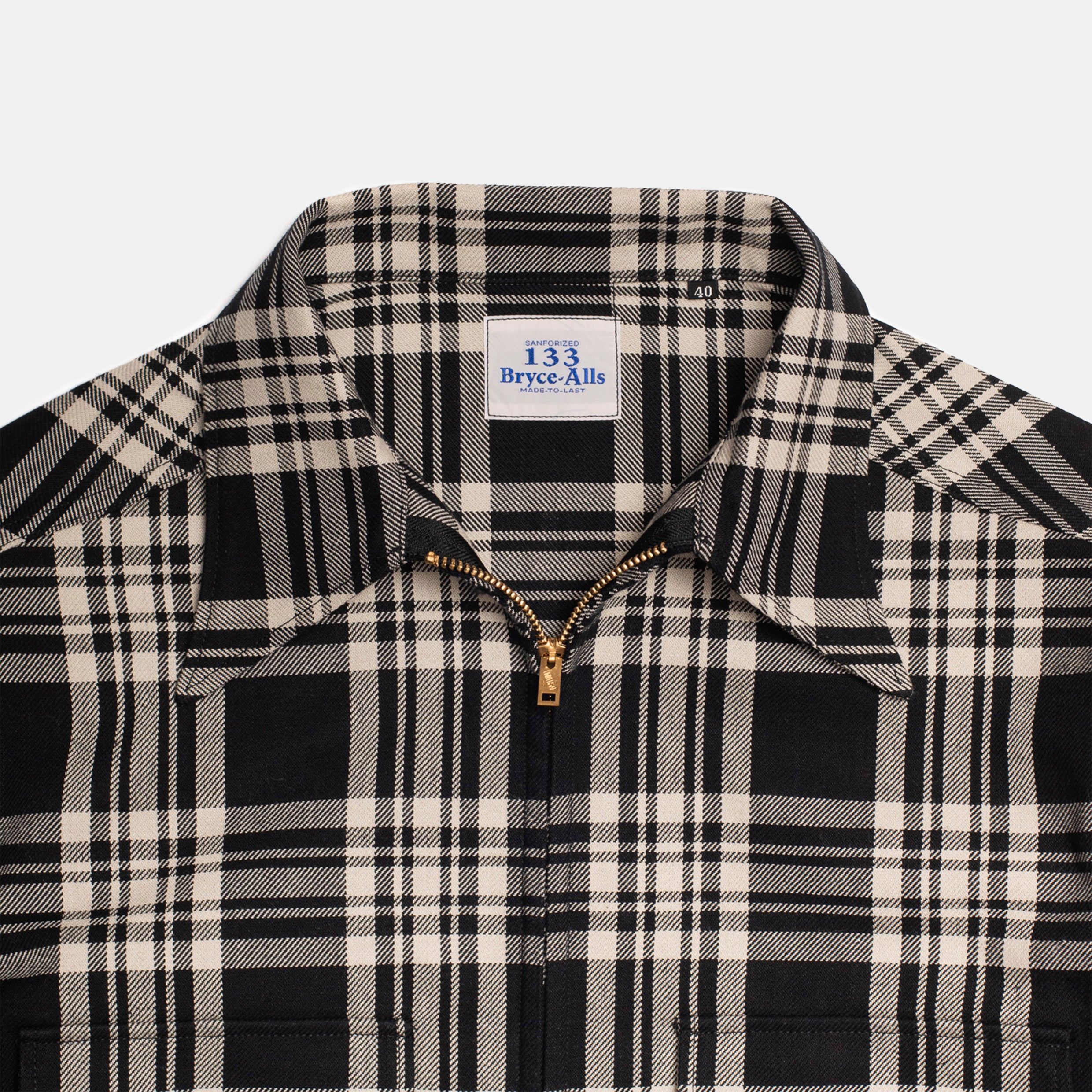 Half-zip Shirt Flannel Checks – Bryceland's
