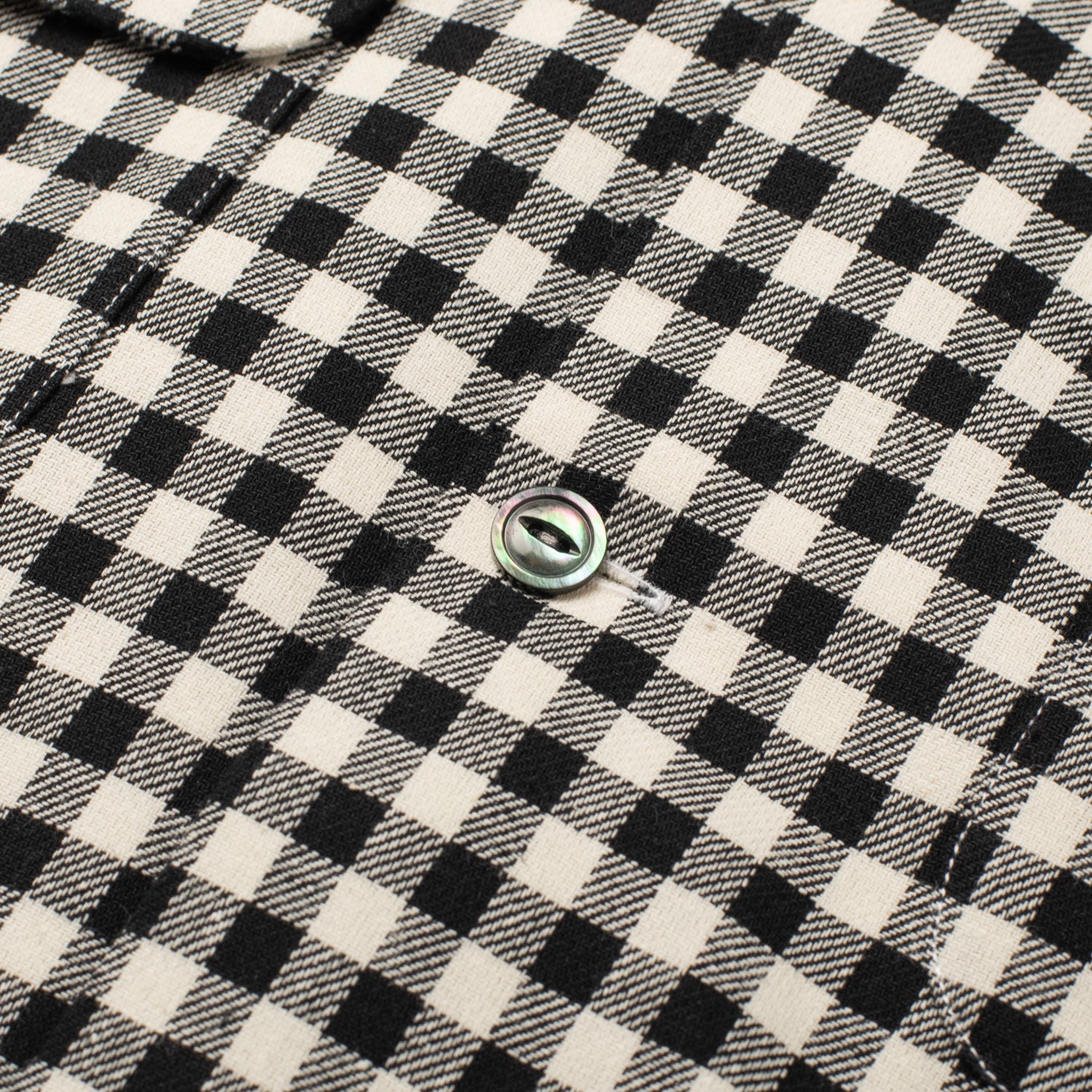 Cotton Sports Shirt Black & White Shepard – Bryceland's