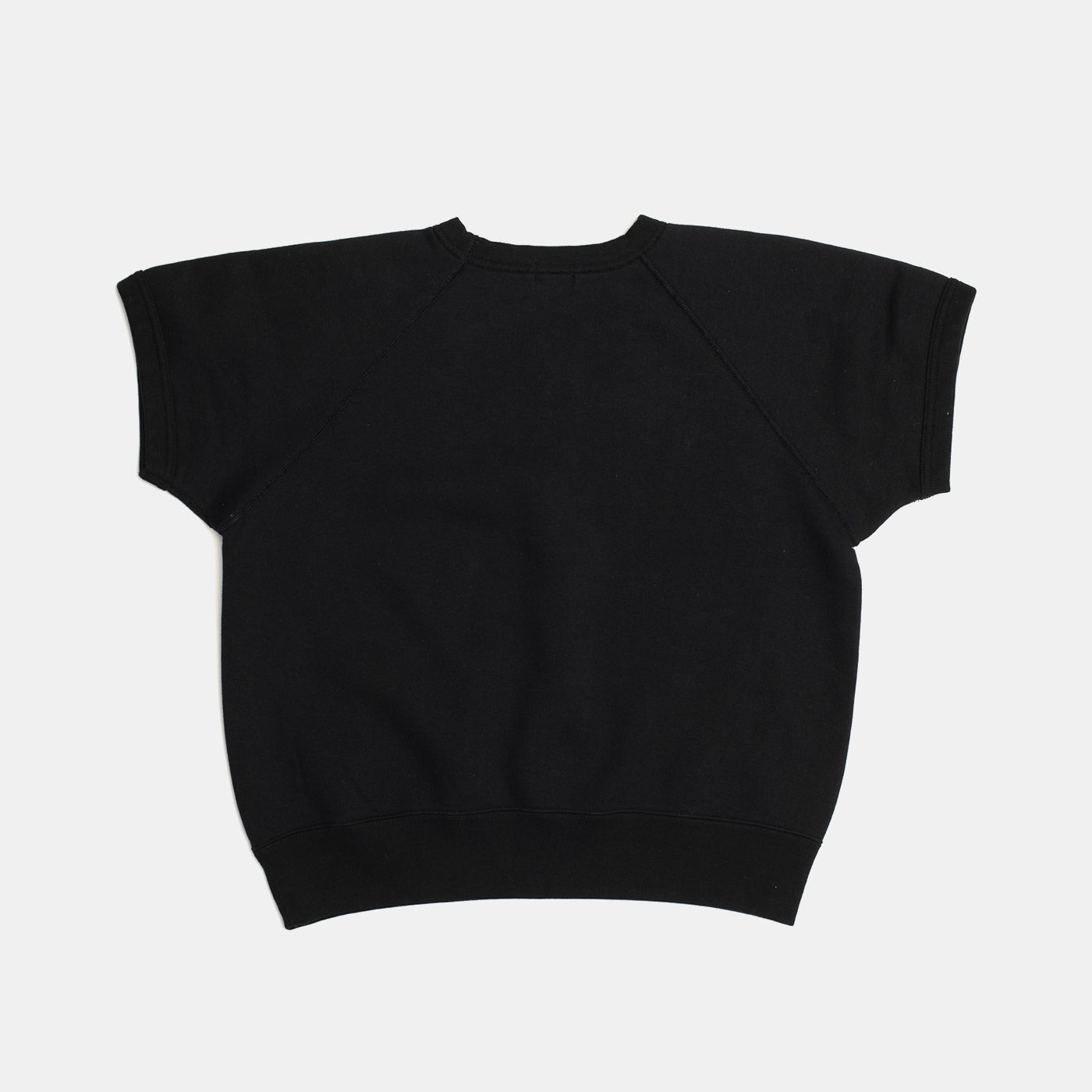 Raglan Short Sleeve Sweatshirt Black – Bryceland's