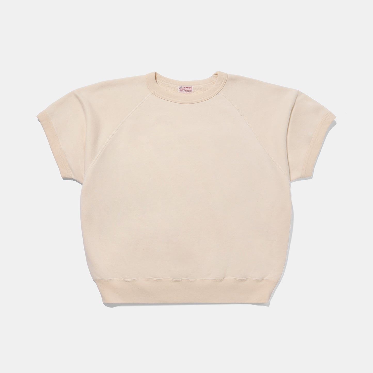 Raglan Short Sleeve Sweatshirt Ecru – Bryceland's