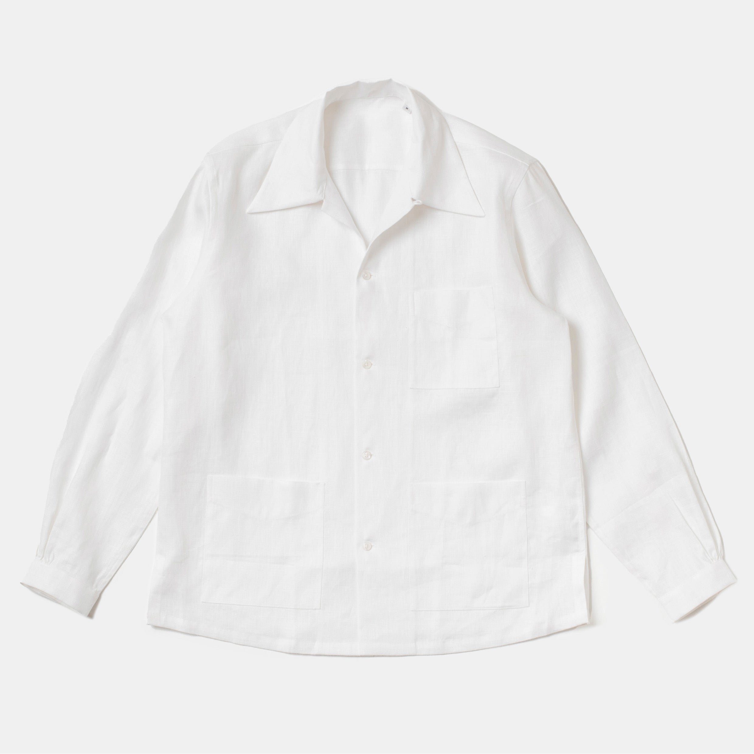 Cabana カバナ ブルオーバーシャツ white Cabana Shirt White | Bryceland's & Co.