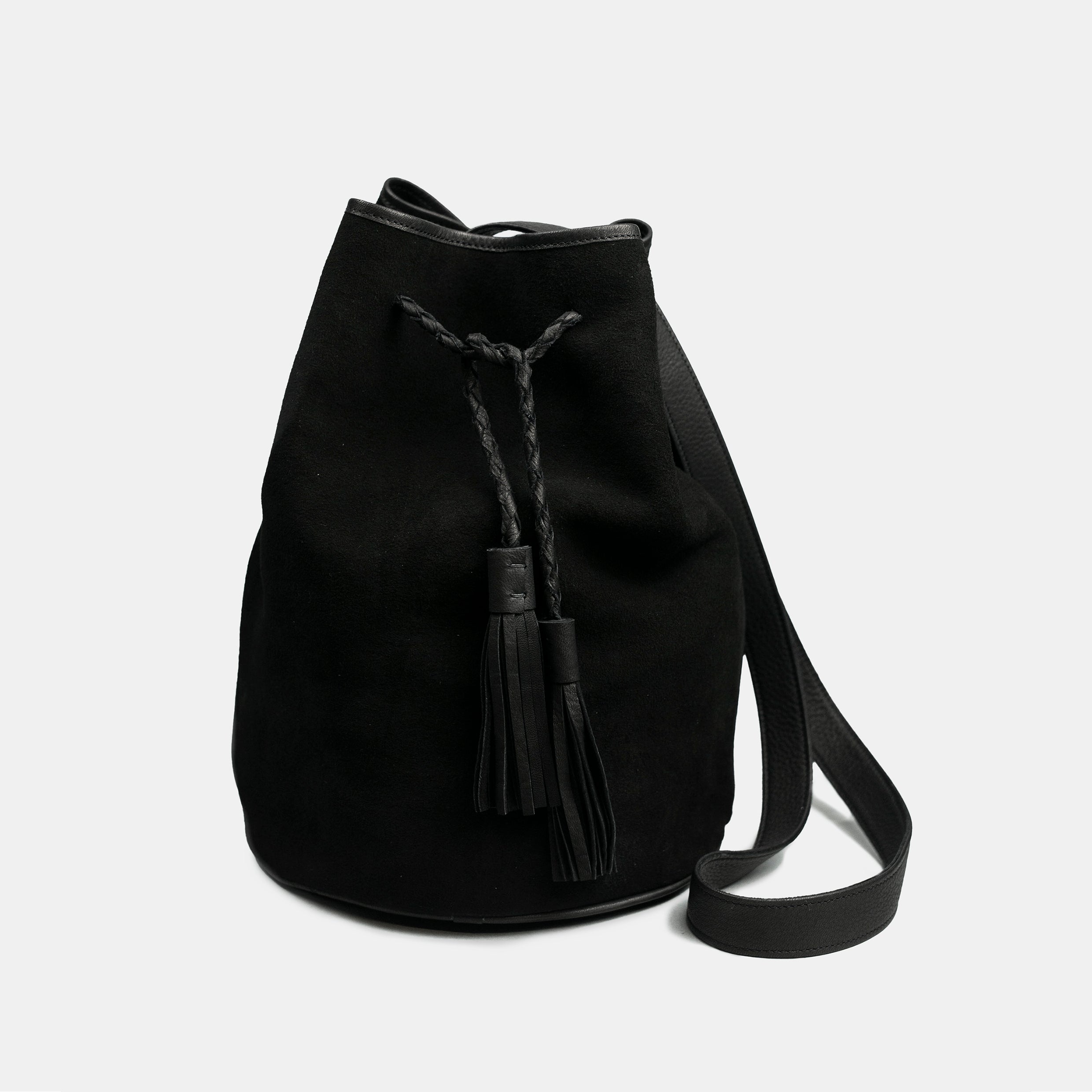 Deerskin Crossbody Bag Black – Bryceland's