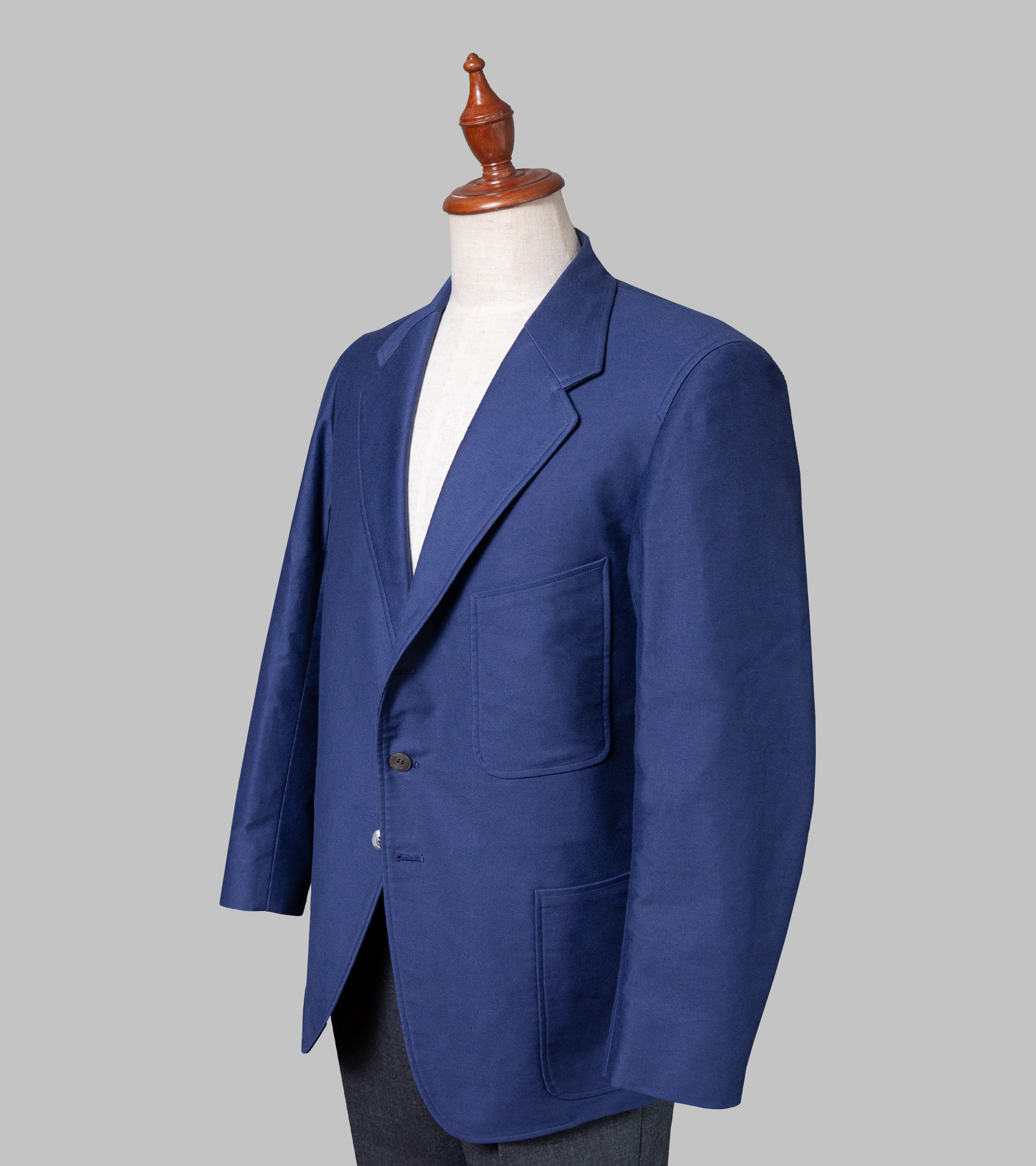 【美品】30's Blue Moleskin Jacket Schoolboy Jackets Blue Moleskin – Bryceland's