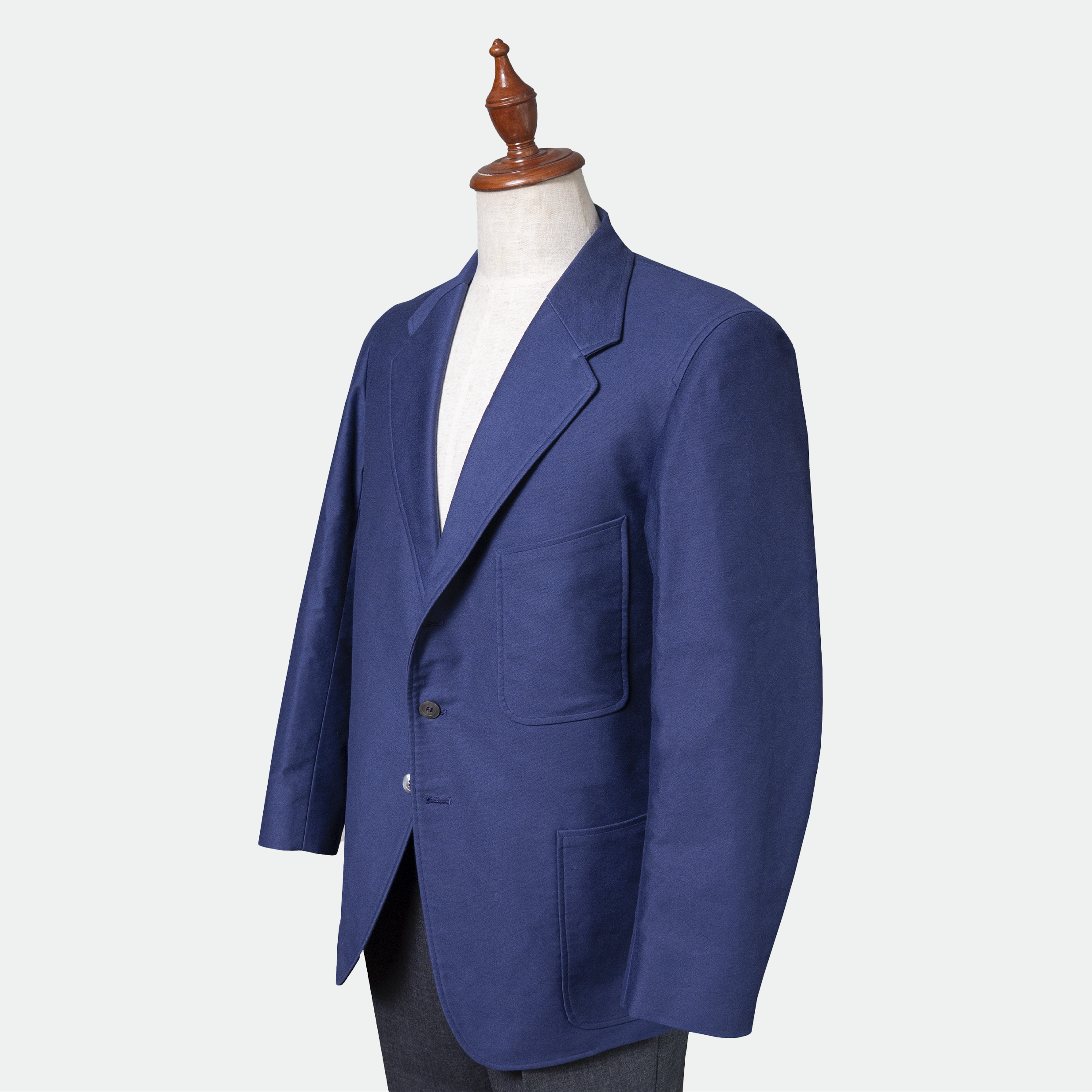 Schoolboy Jackets Blue Moleskin – Bryceland's