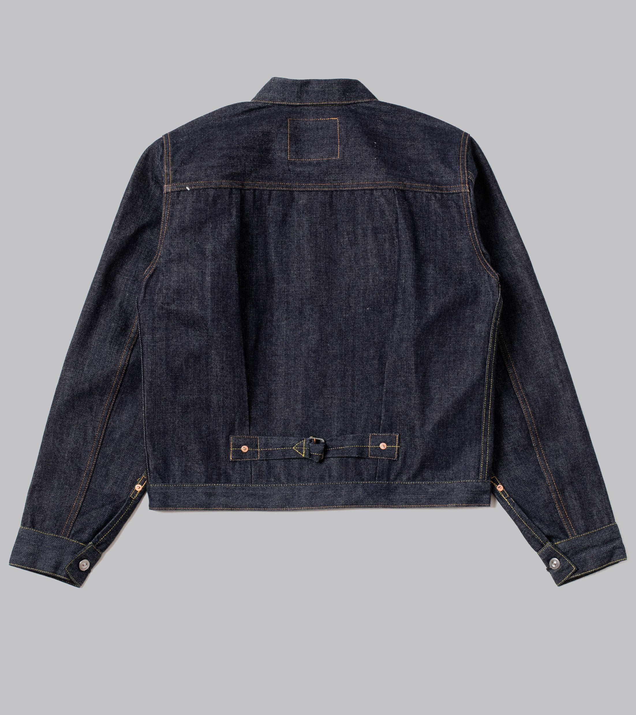 Jacket Unsanforized Selvedge Denim Vintage 1930s Type I Cinch Back