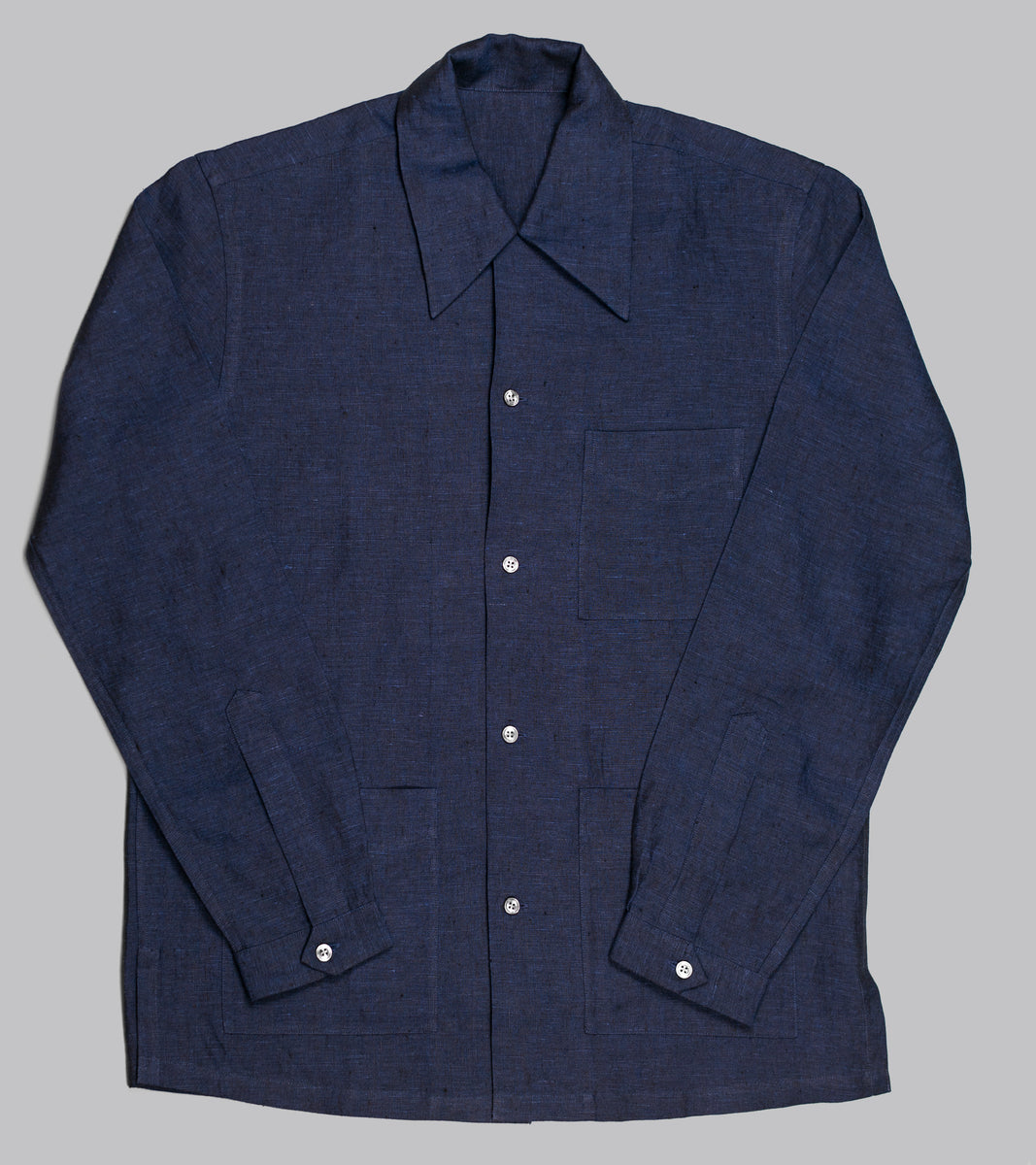 大きな割引 Cabana Shirt Navy | Bryceland's & Co. トップス