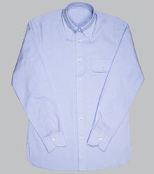  Bryceland's Perfect OCBD Shirt Light Blue (with hand-stitch finishings)