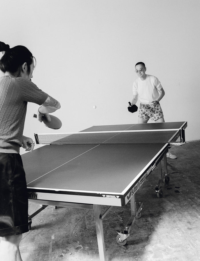 Table Tennis - A little friendly competition.