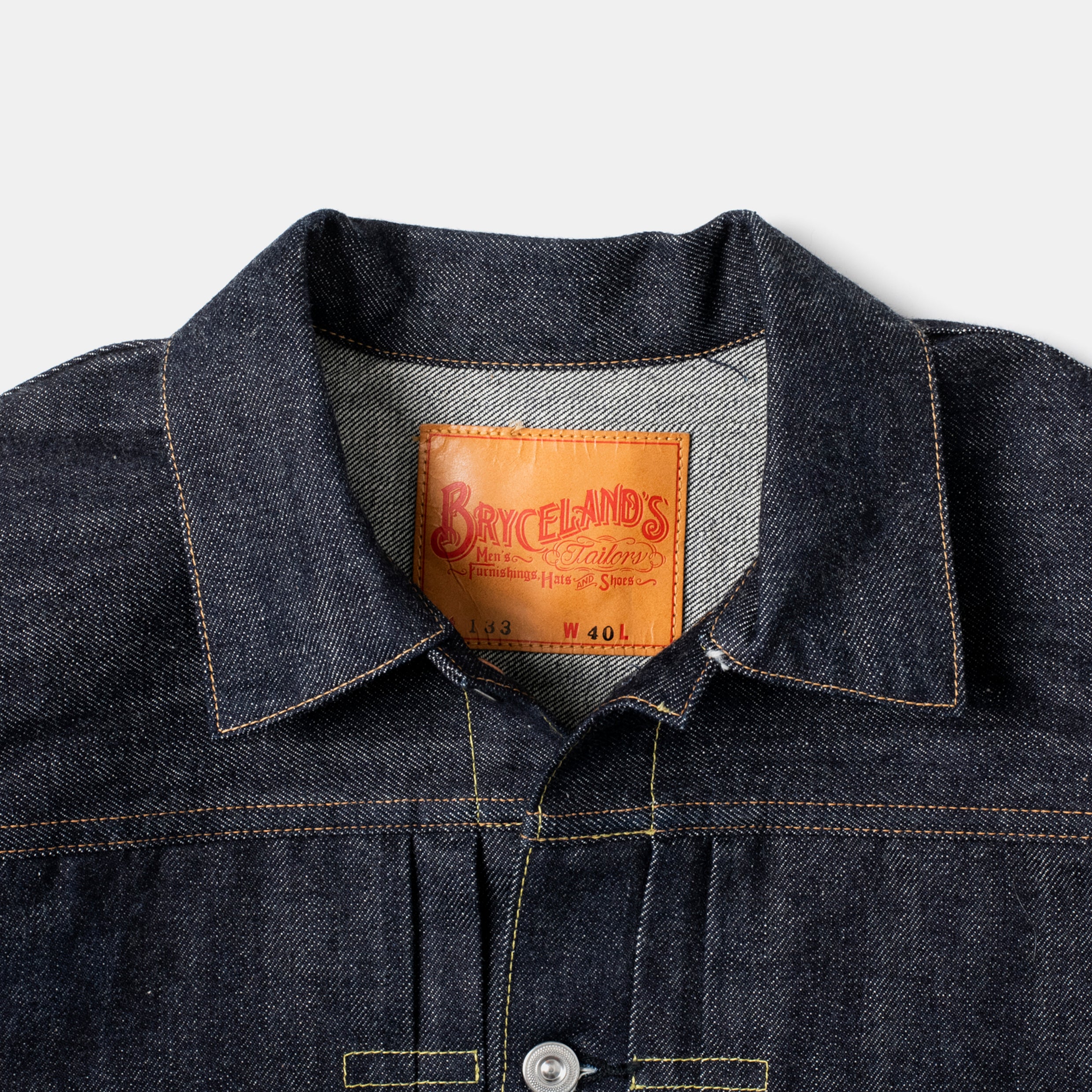 Denim 133 Jacket Unsanforized | Bryceland's & Co.