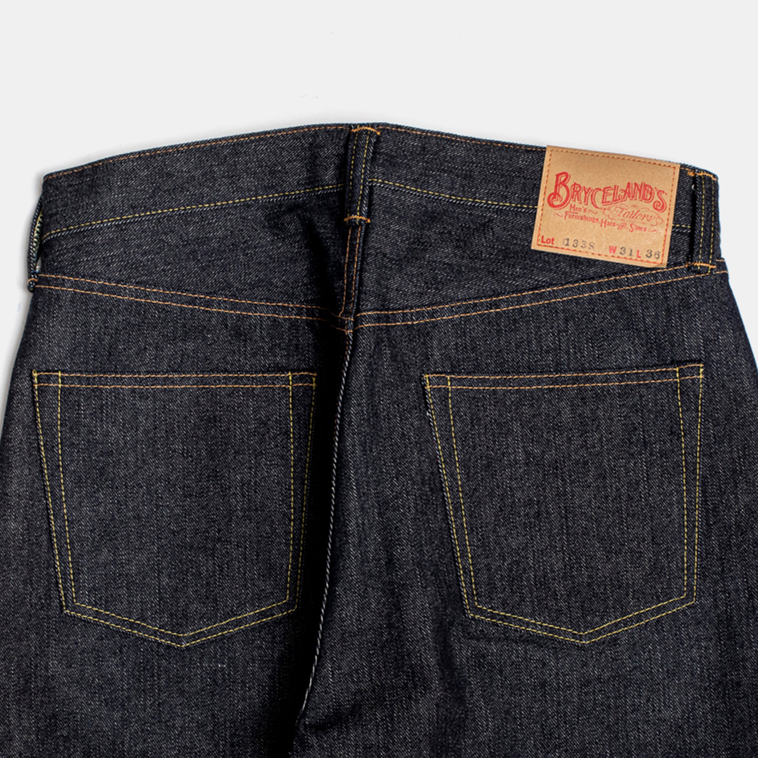 Denim 133S Jeans Unsanforized | Bryceland's & Co.