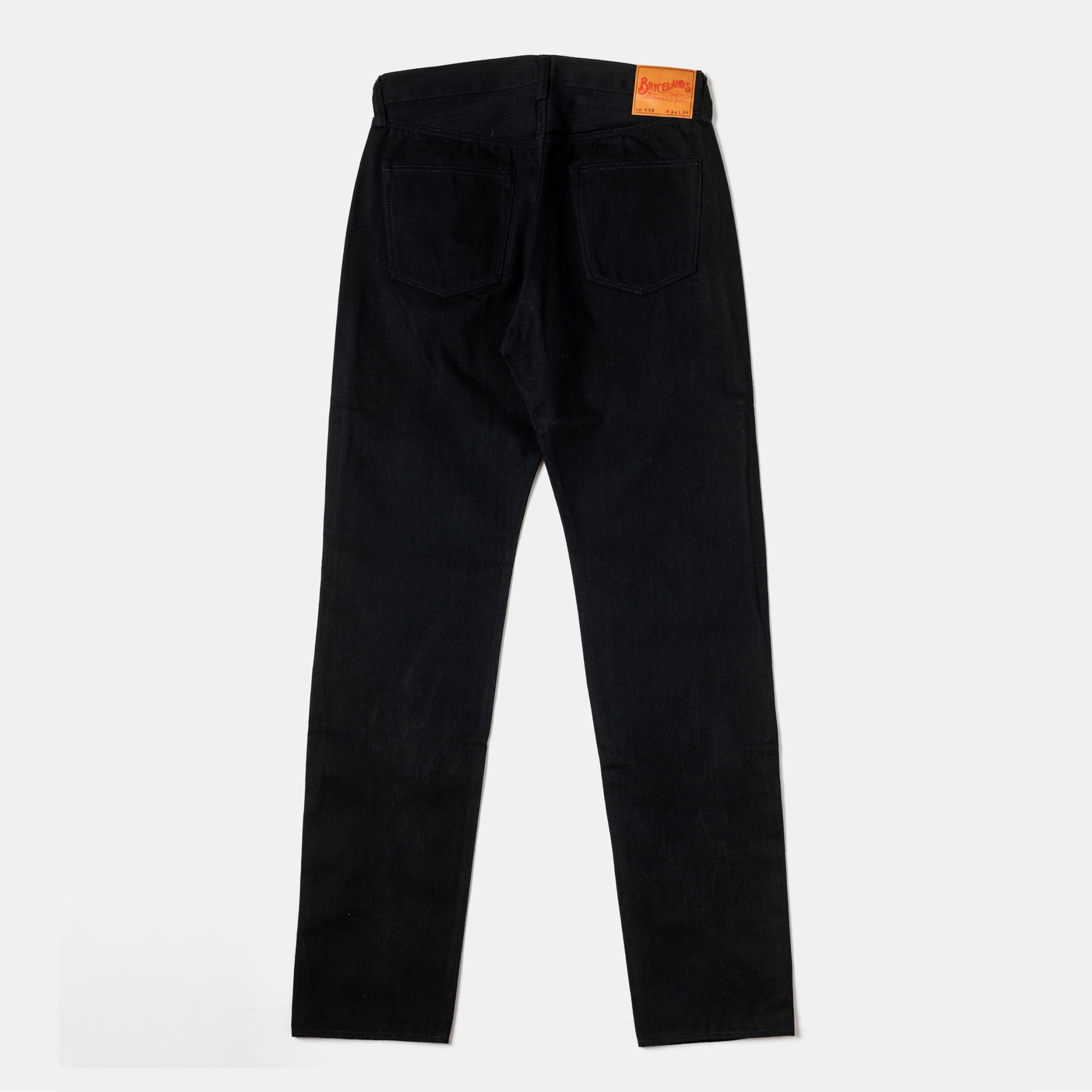 Denim 933 Black Jeans Unsanforized | Bryceland's & Co.