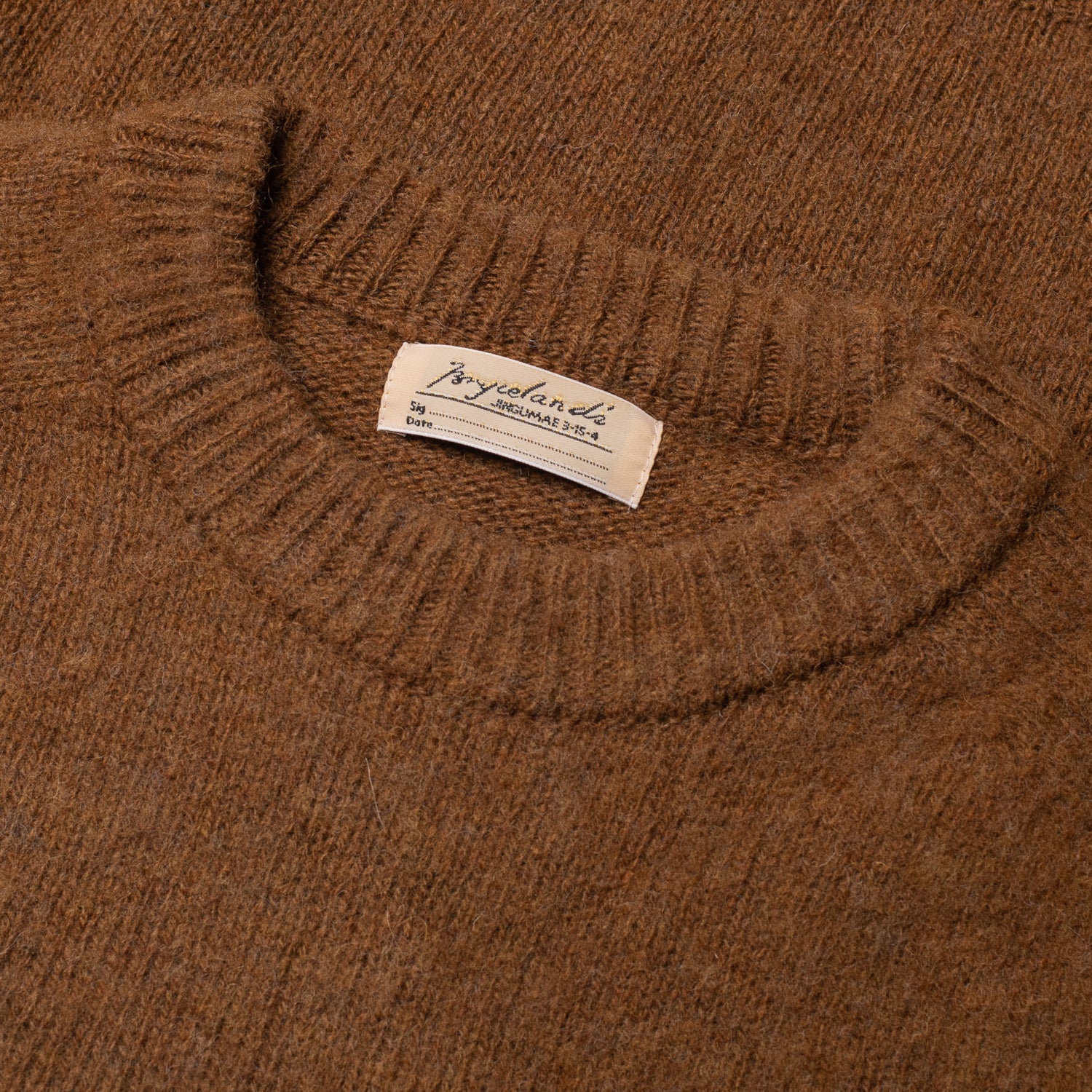 Shaggy Shetland Sweater Pecan – Bryceland's