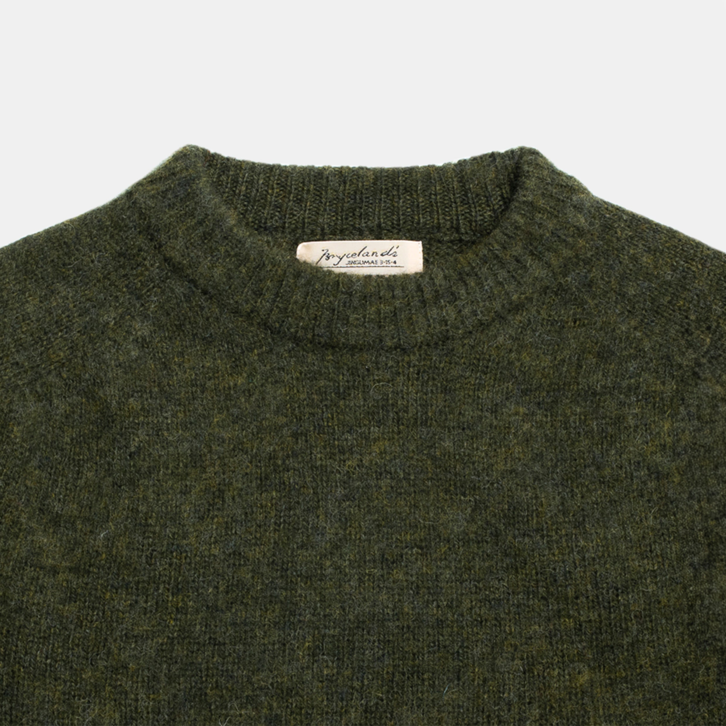 Shaggy Shetland Sweater Pine Shadow – Bryceland's