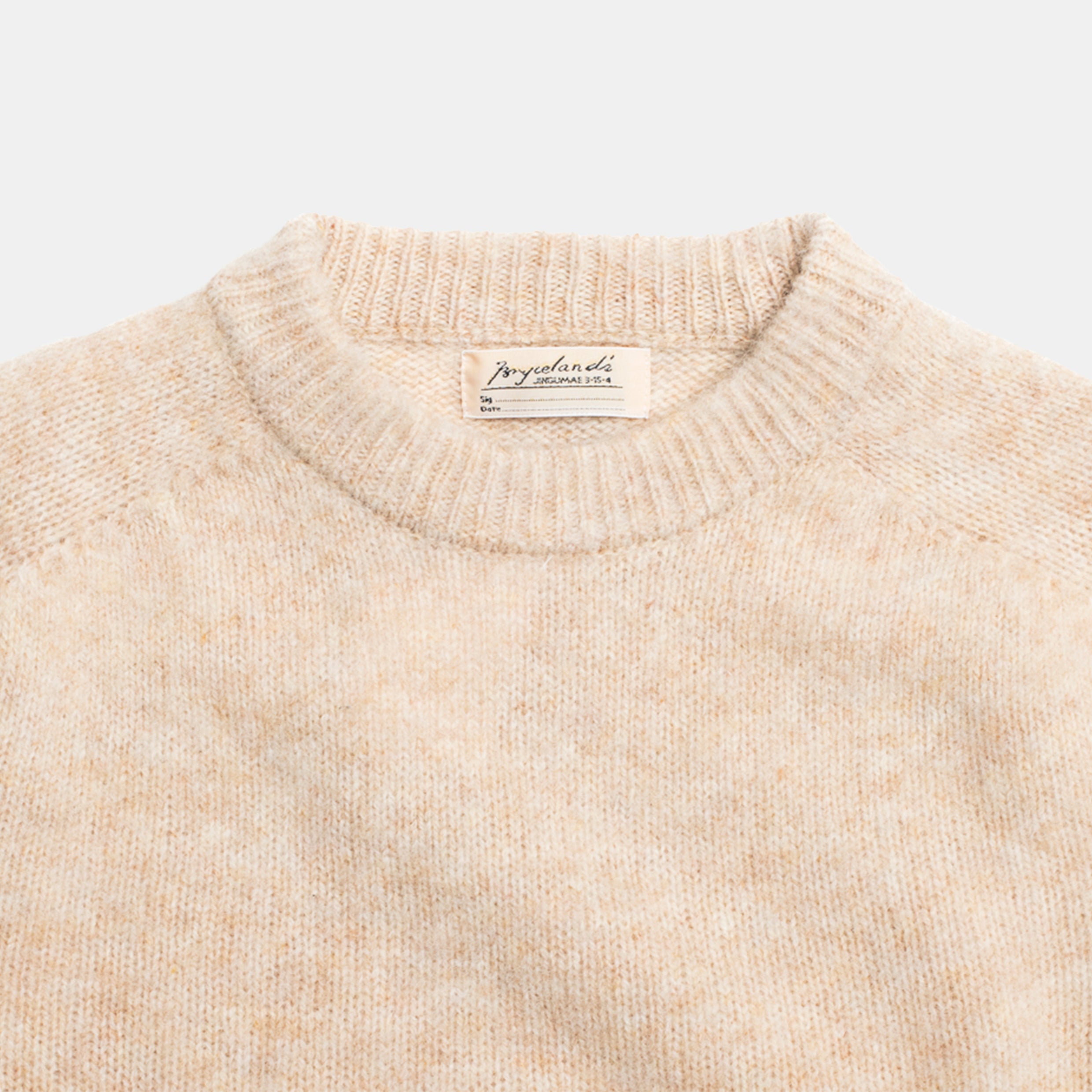 Shaggy Shetland Sweater Tusk – Bryceland's