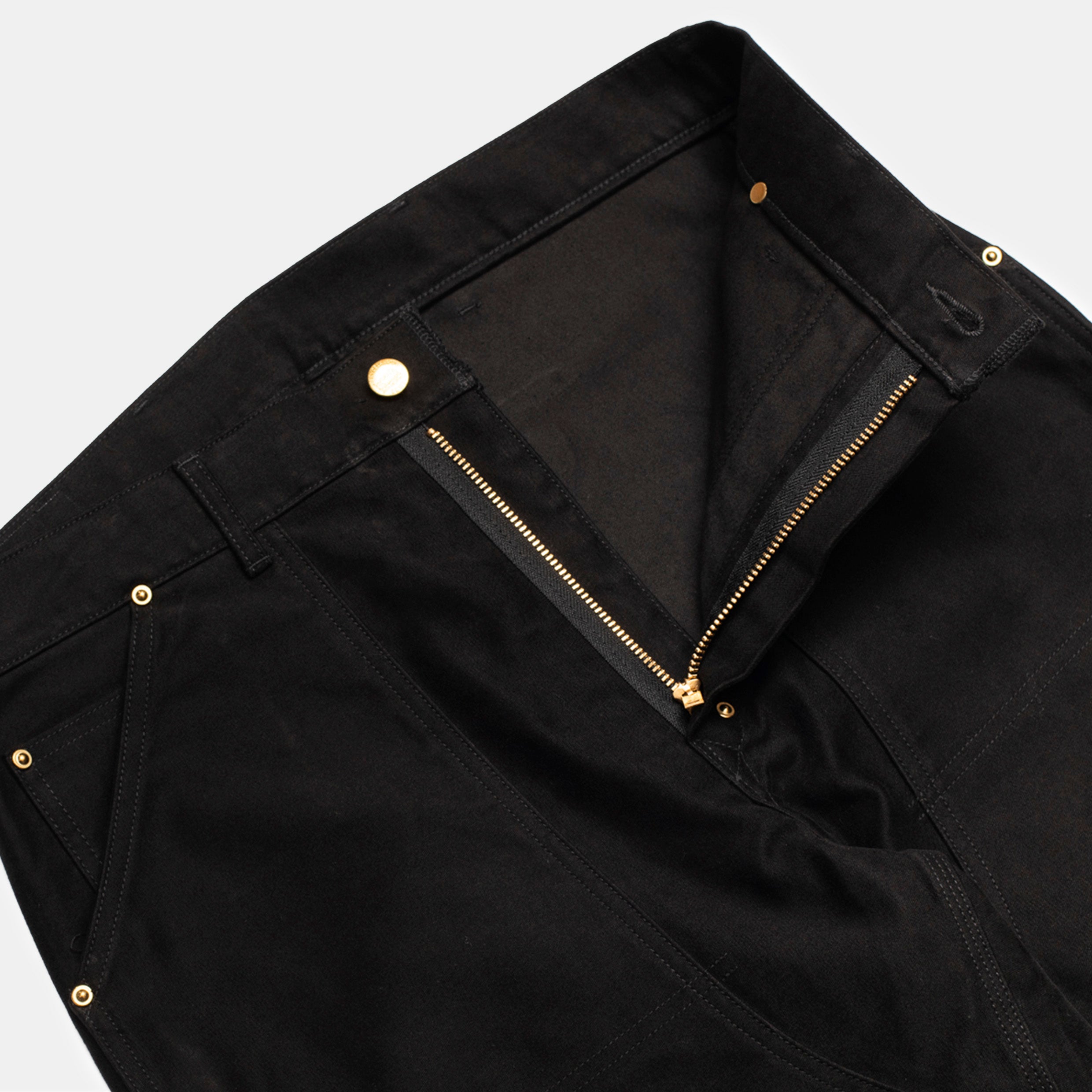 Double Knee Pants Moleskin Black – Bryceland's