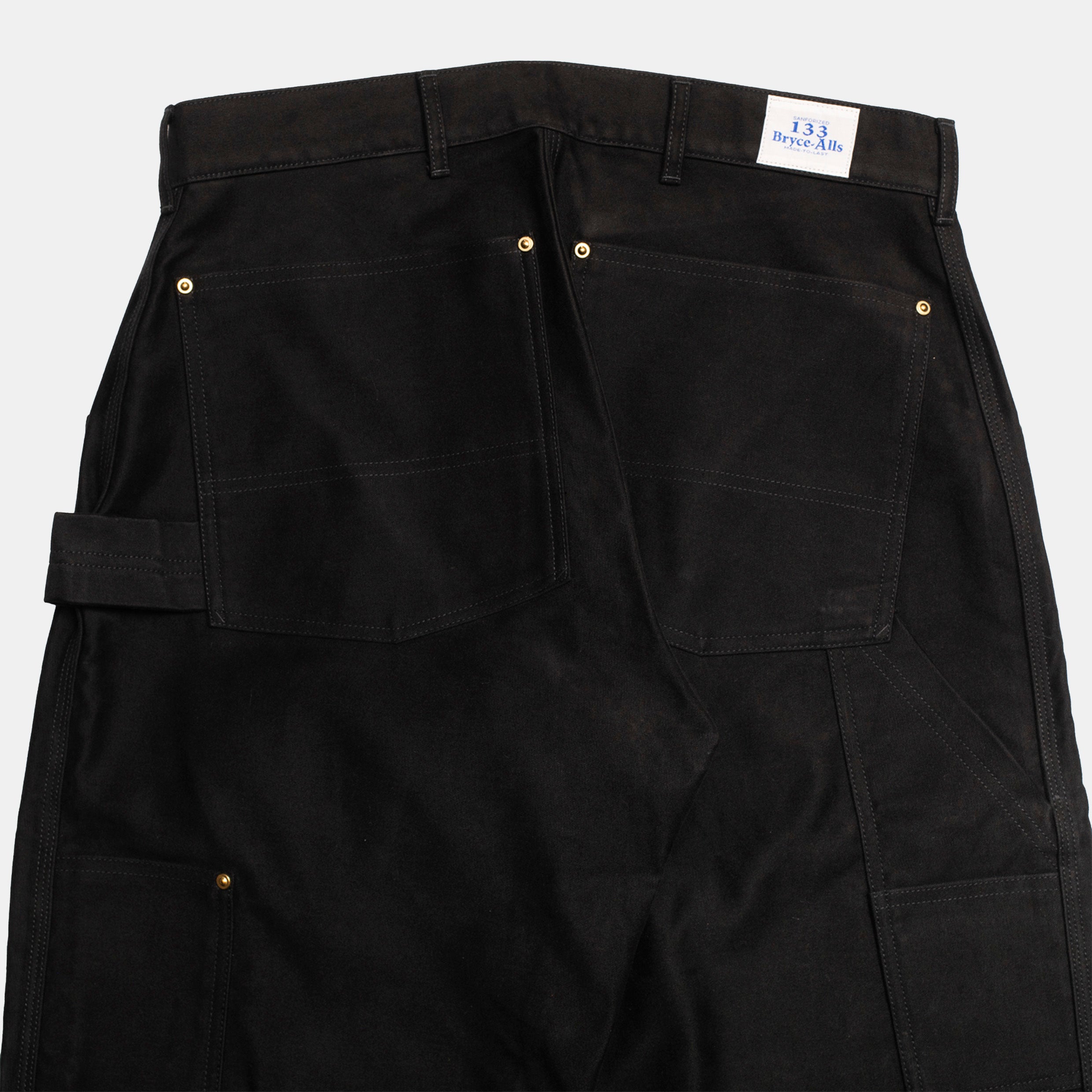 Double Knee Pants Moleskin Black – Bryceland's