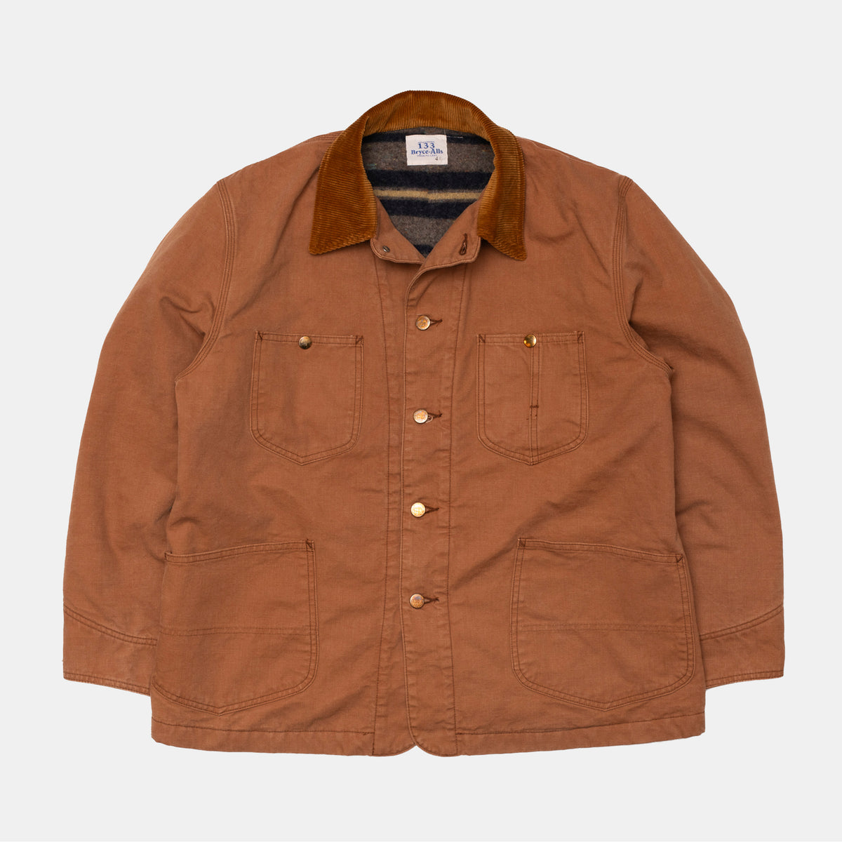 Chore Coat Duck Brown | Bryceland