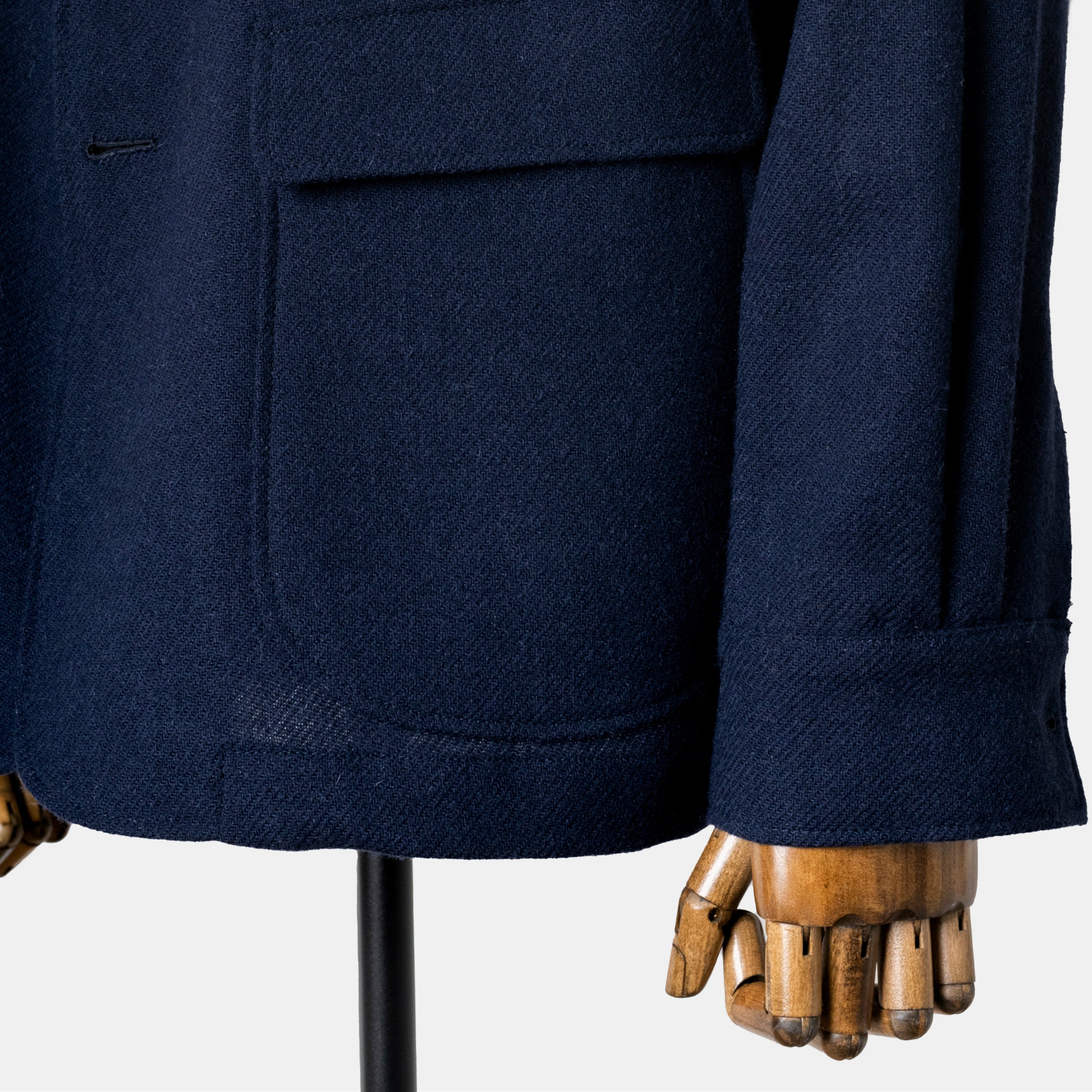 Easy Jacket Shetland Twill Navy – Bryceland's