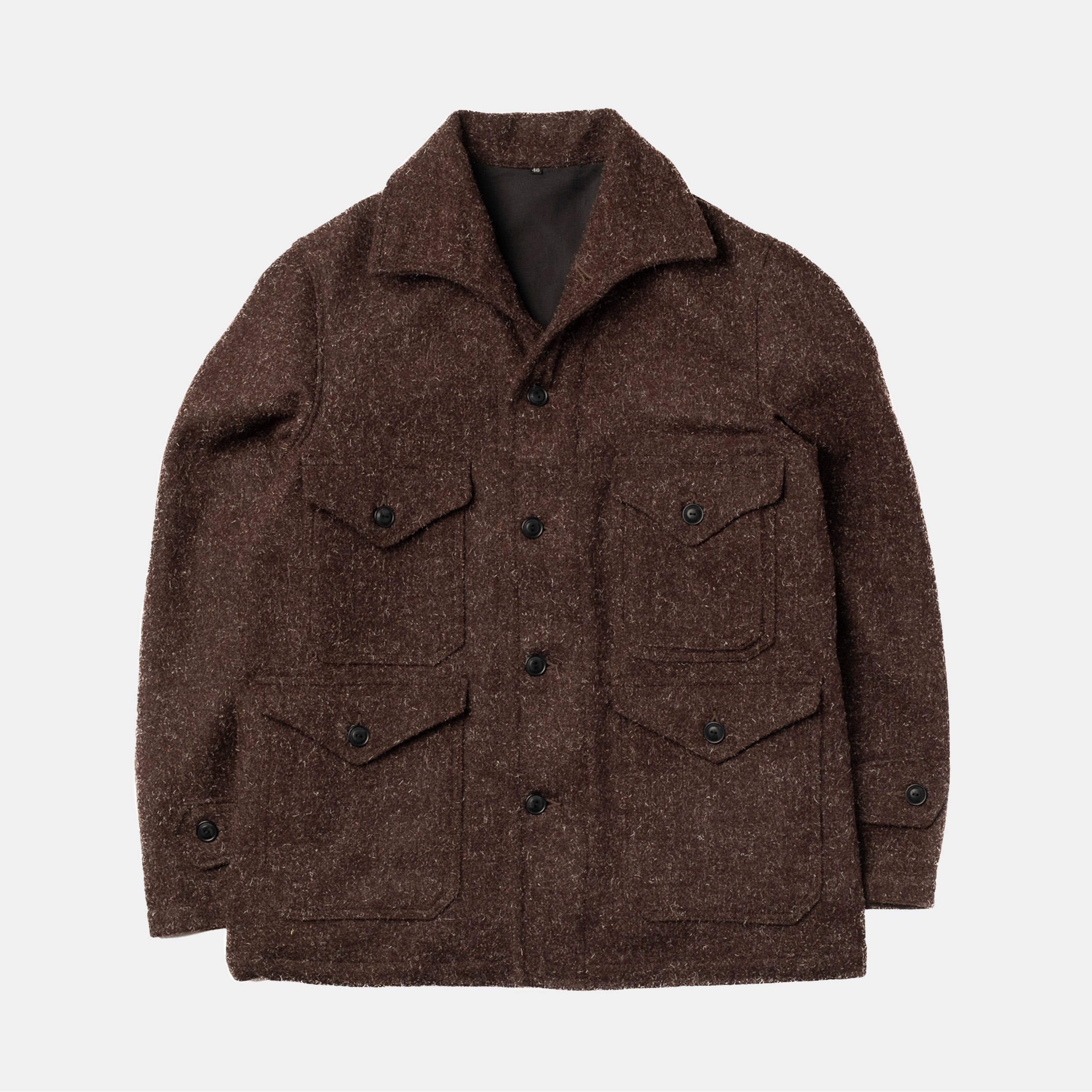 ジャケット・アウター BRYCELAND'S HUNTING JACKET BROWN 38 Hunting Jacket Brown Kenpi Wool – Bryceland's