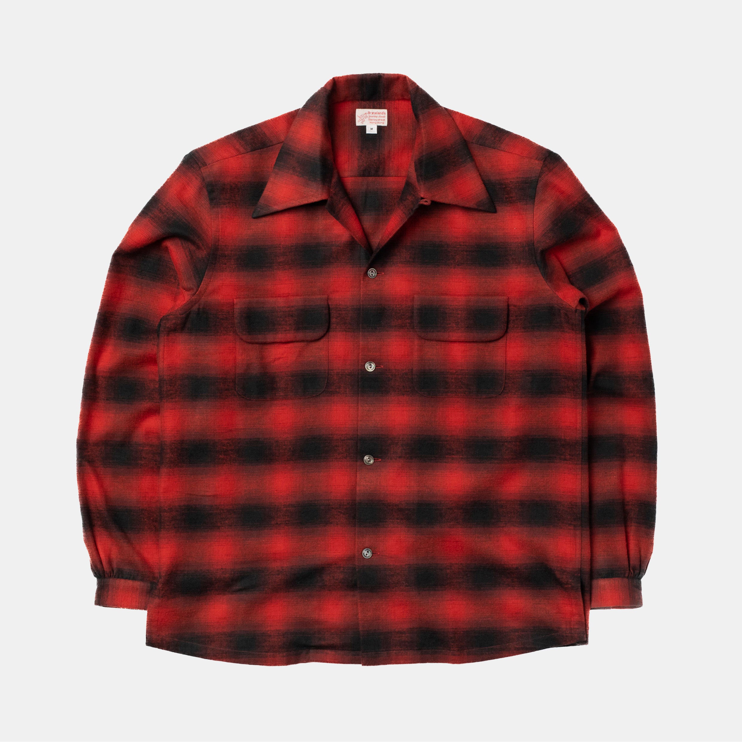 トップス CCL SHADOW PLAID CHECK SHIRT Cotton Sports Shirt Shadow Plaid – Bryceland's