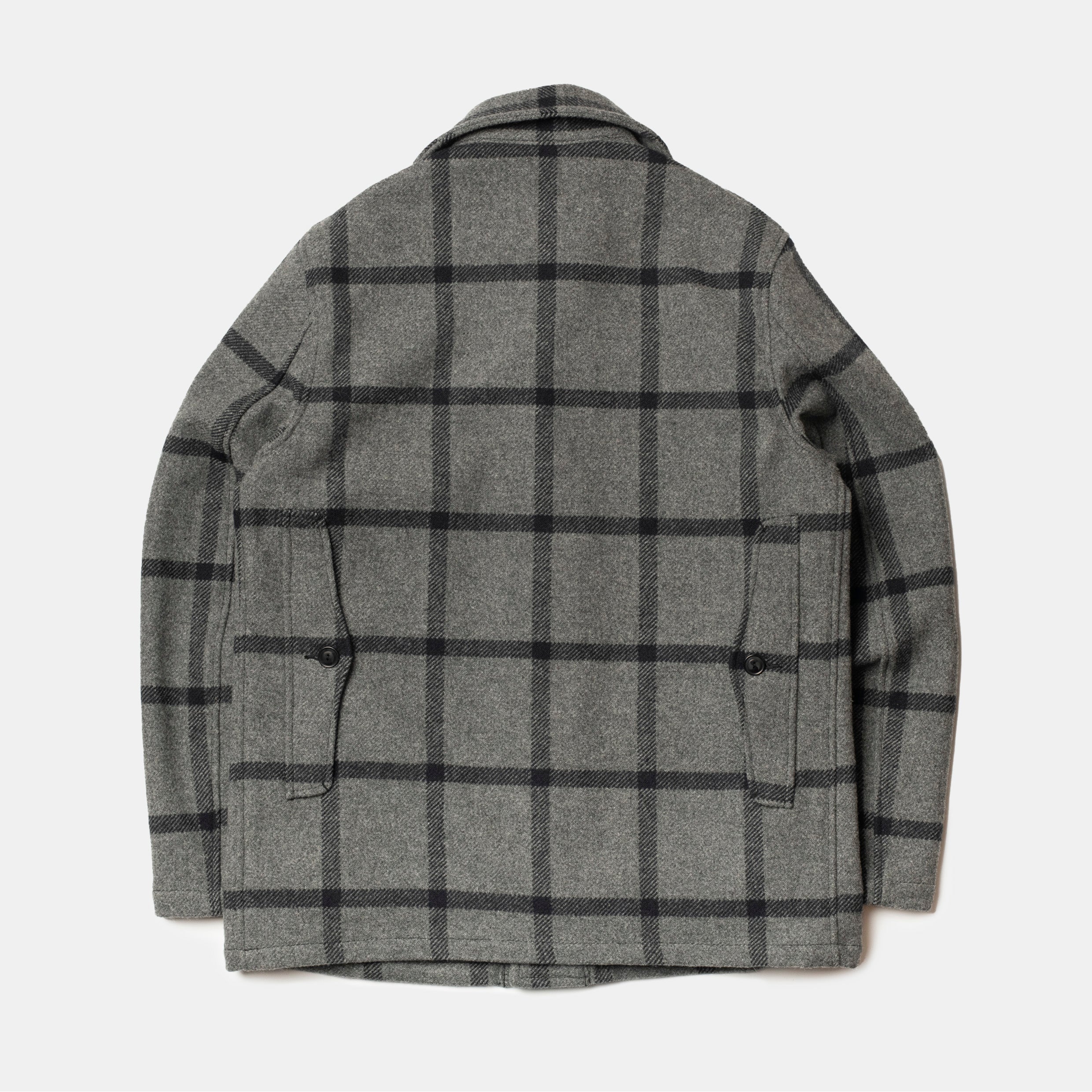 Hunting Jacket Black/Grey Check Wool – Bryceland's