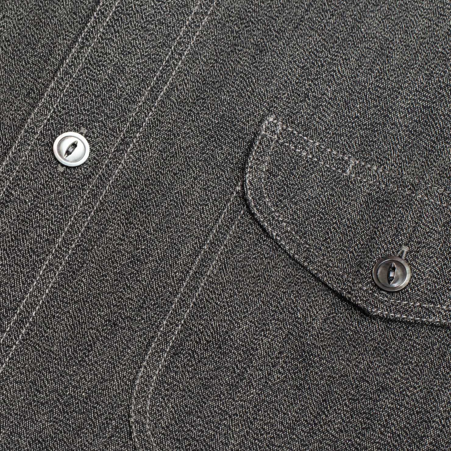 Teardrop Work Shirt Salt & Pepper – Bryceland's
