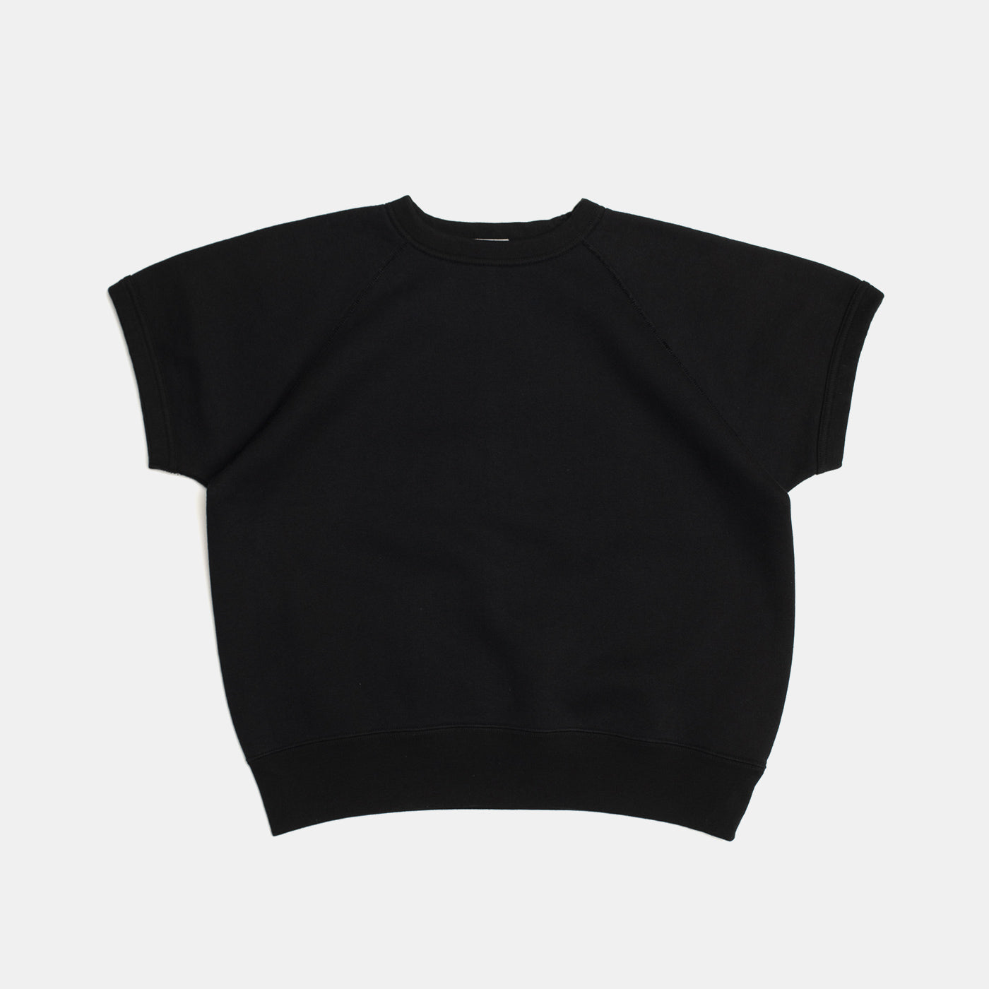 Raglan Short Sleeve Sweatshirt Black – Bryceland's