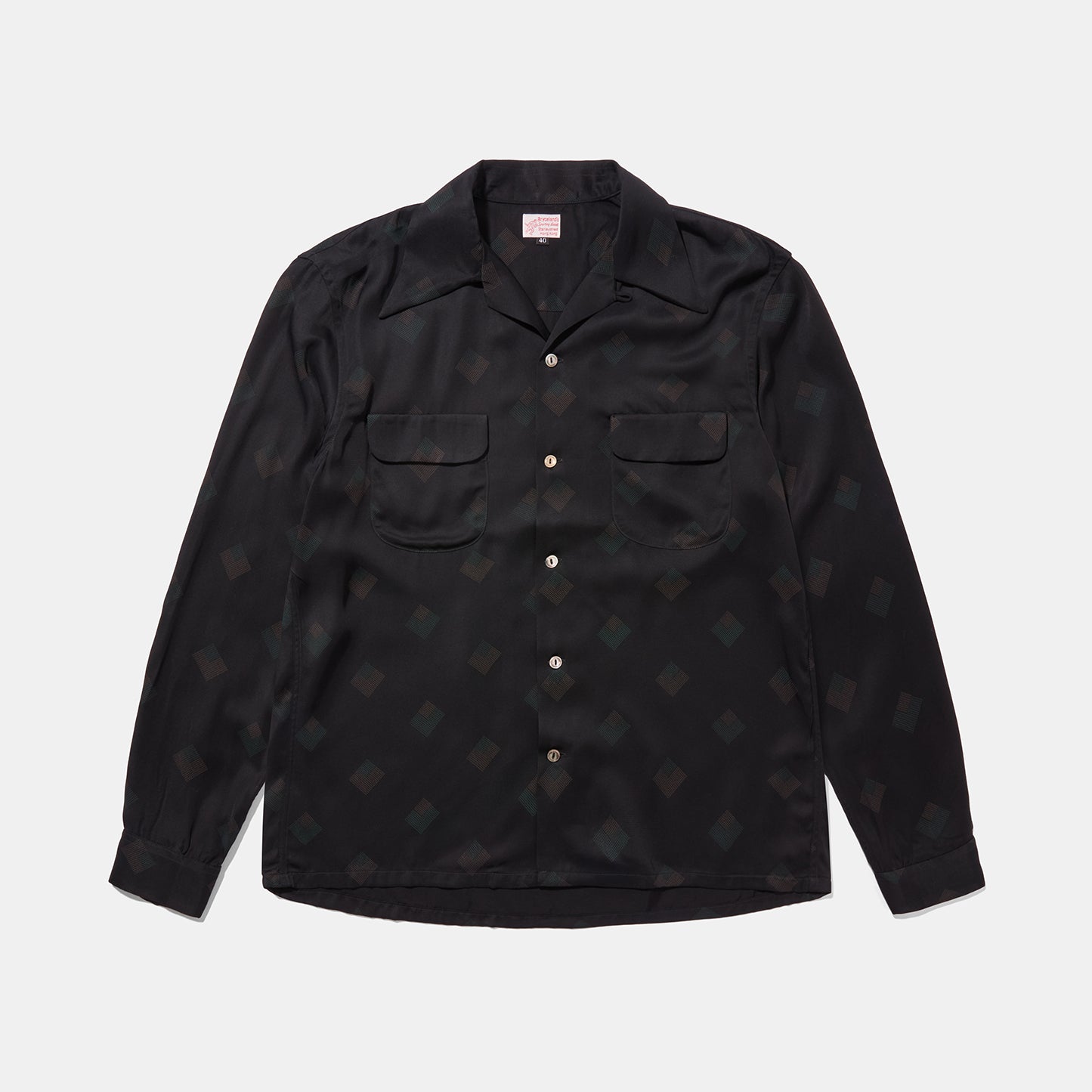 Bryceland's Officer Shirt Black サイズ15 Officer Shirt Black – Bryceland's