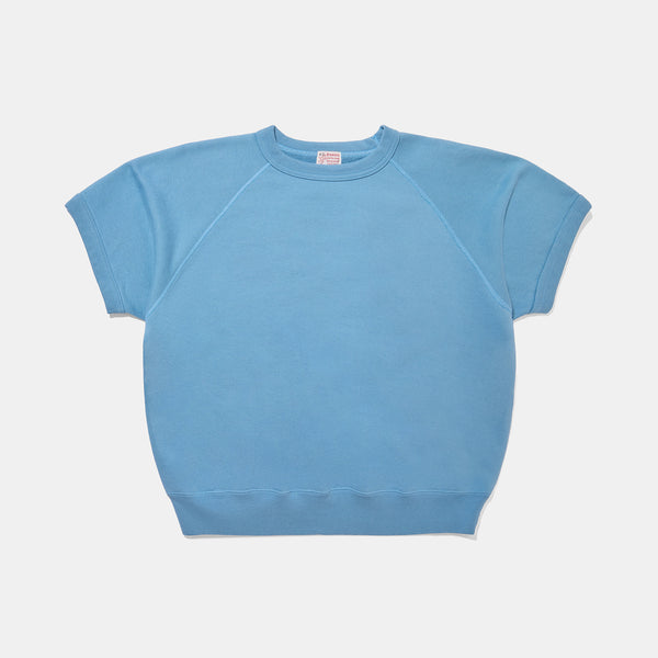 染み込み◎ WAREHOUSE Short Raglan Sweatshirt Raglan Short Sleeve Sweatshirt Sax Blue – Bryceland's