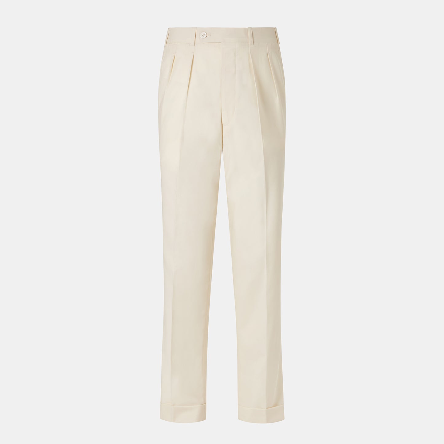 Wool Gabardine Winston Trousers Cream – Bryceland's