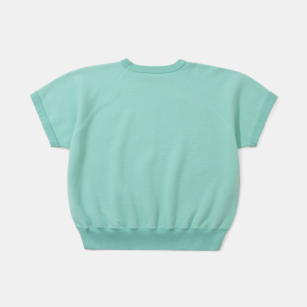 Raglan Short Sleeve Sweatshirt Surf Green – Bryceland's