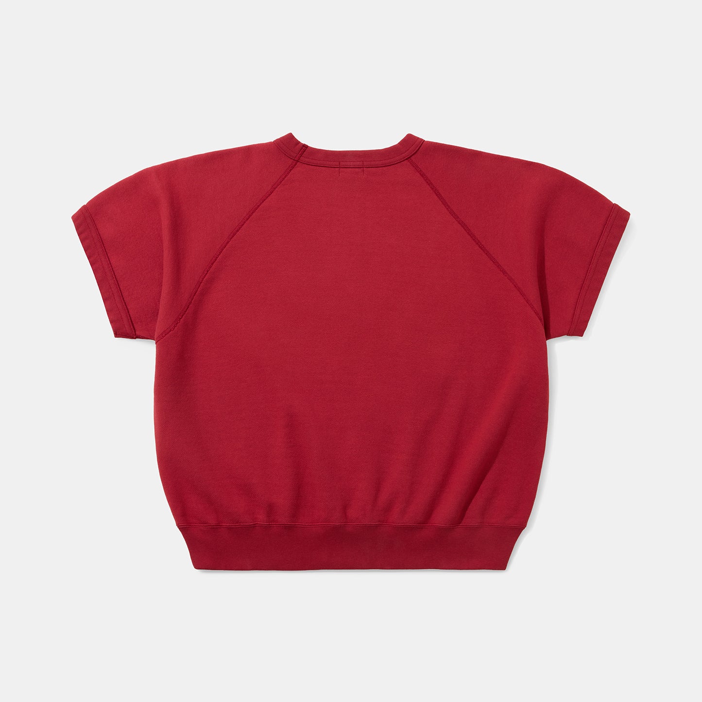 Raglan Short Sleeve Sweatshirt Red – Bryceland's
