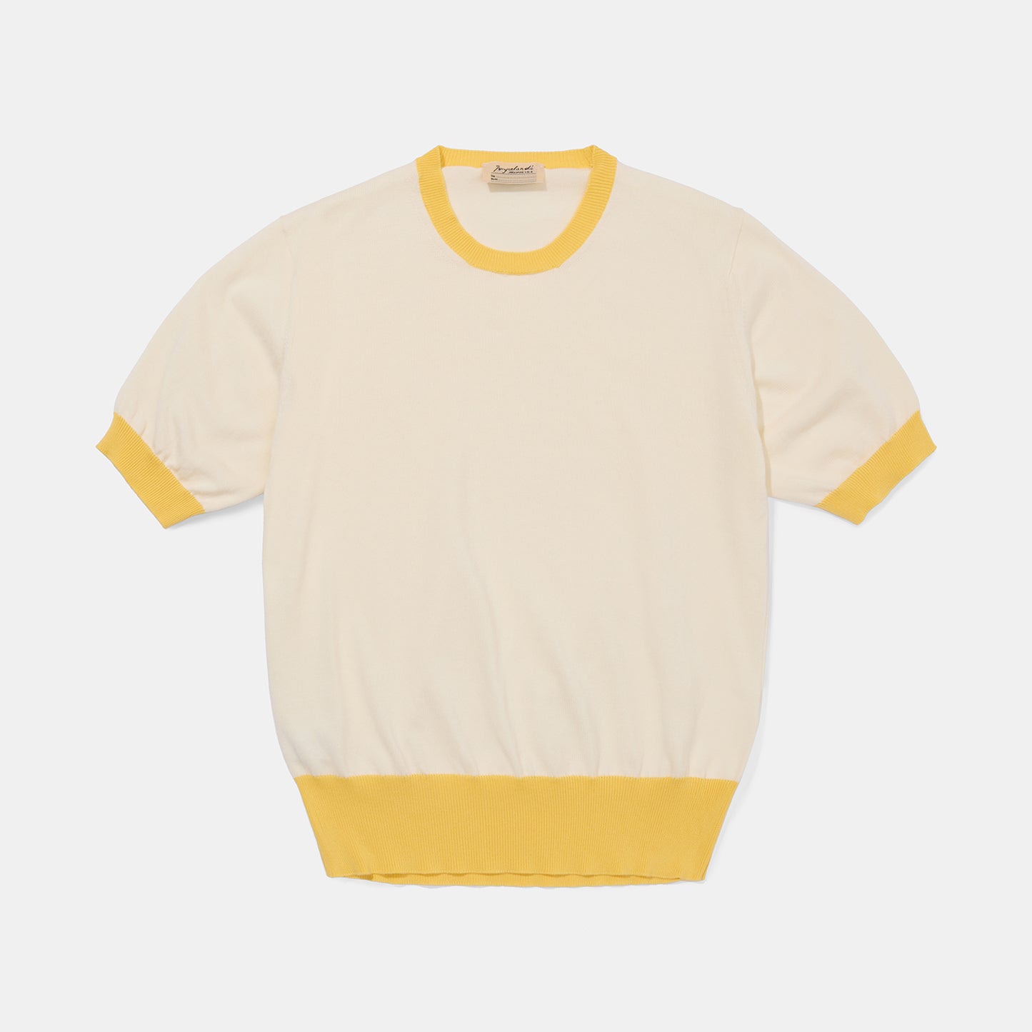 ‘Skipper’ Tee Yellow/Cream