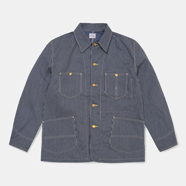 ジャケット・アウター 60s Lee 98-J Hickory stripe Chore coat Chore Coat Jelt Denim | Bryceland's & Co.