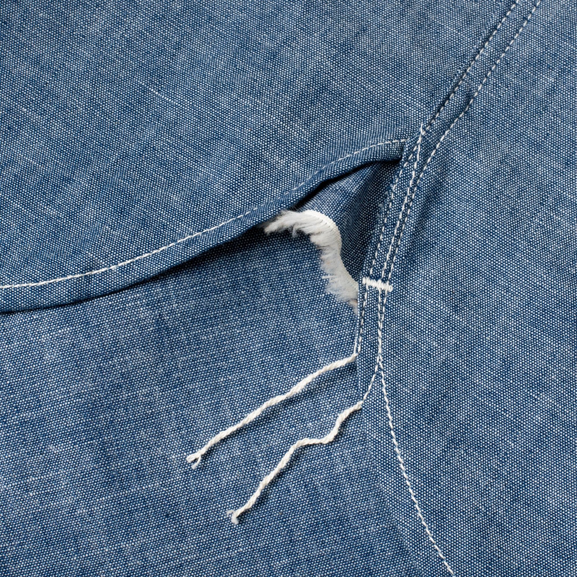 Half-zip Shirt Chambray – Bryceland's