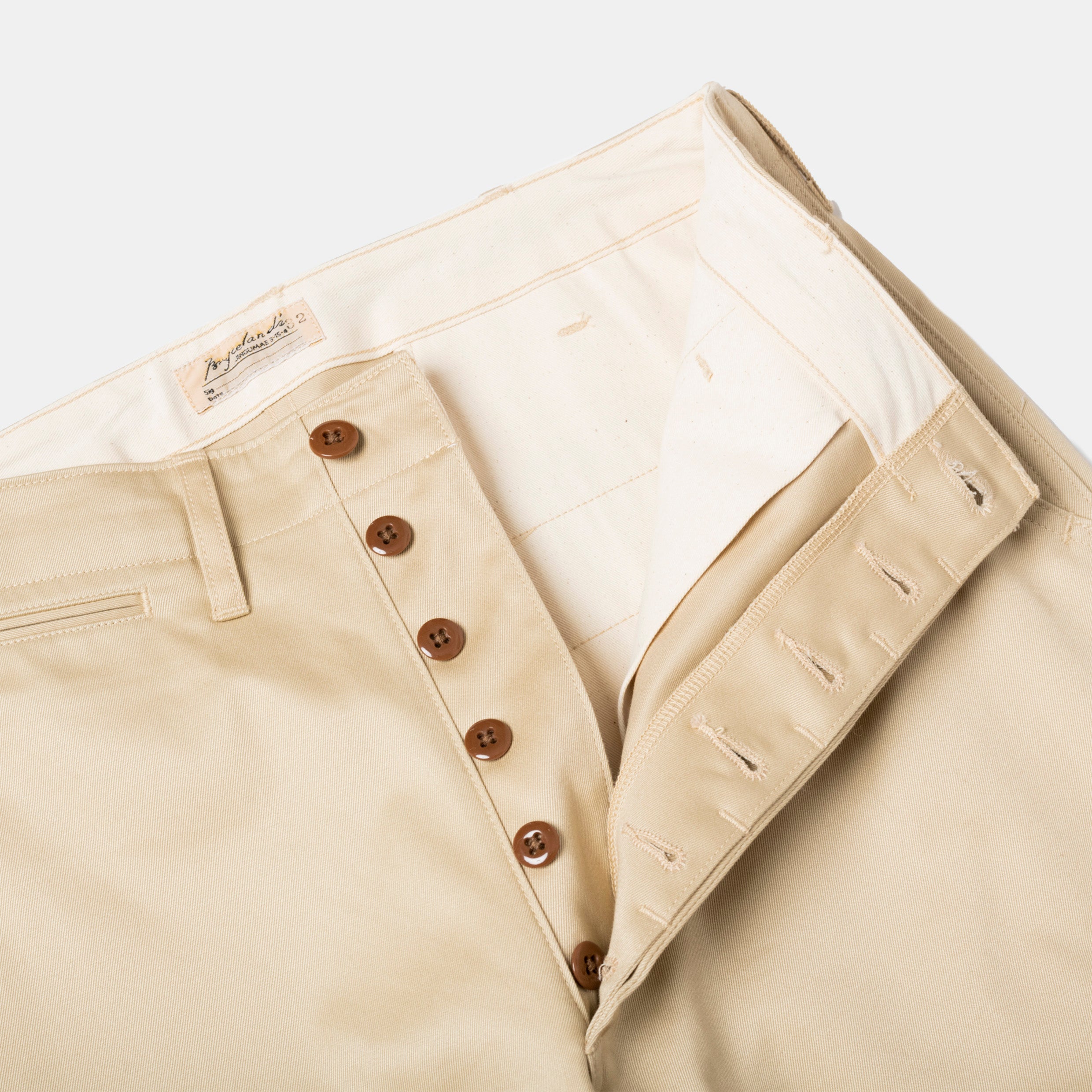 【試着のみ】ENDS AND MEANS Army Chino 【Size：L】 DSC4324.jpg?v=1758623977&width