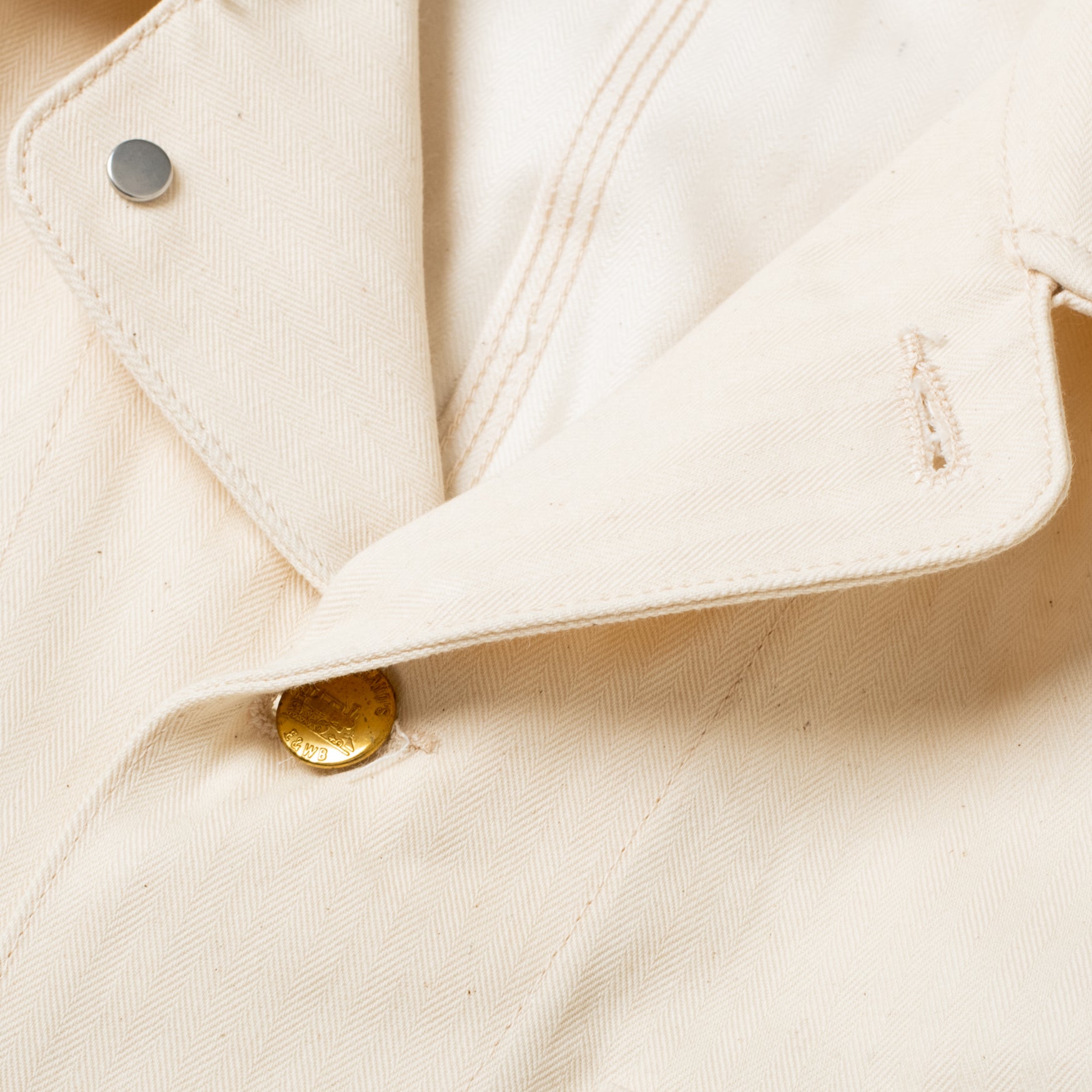 ジャケット・アウター BRYCELAND'S CHORE COAT HBT WHITE 40 Chore Coat HBT White | Bryceland's & Co.