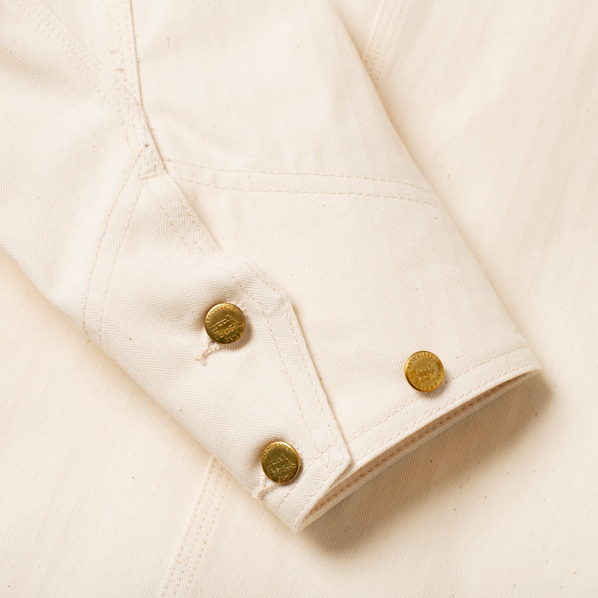 Chore Coat HBT White | Bryceland's & Co.