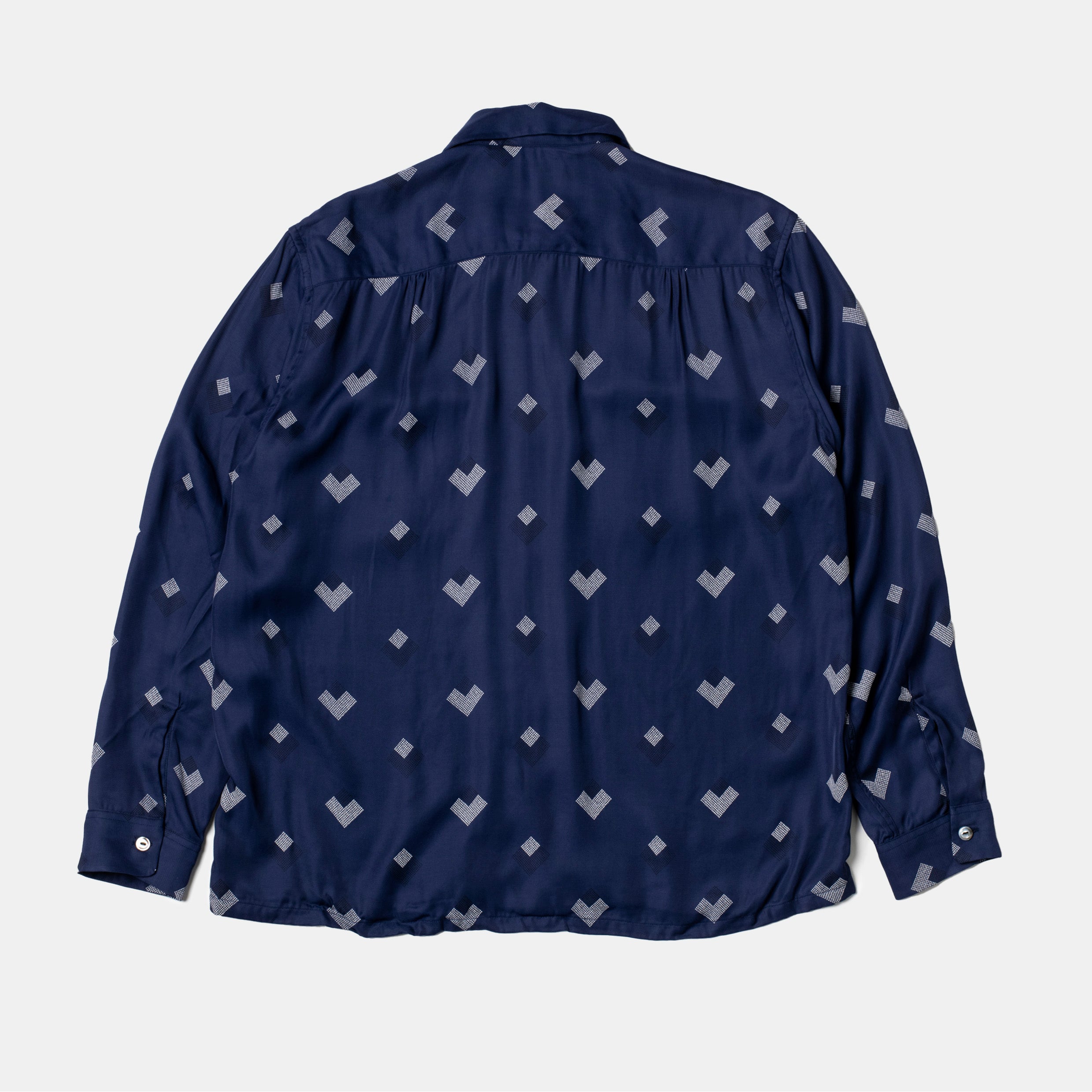 Rayon Shirt Diamond Blue – Bryceland's