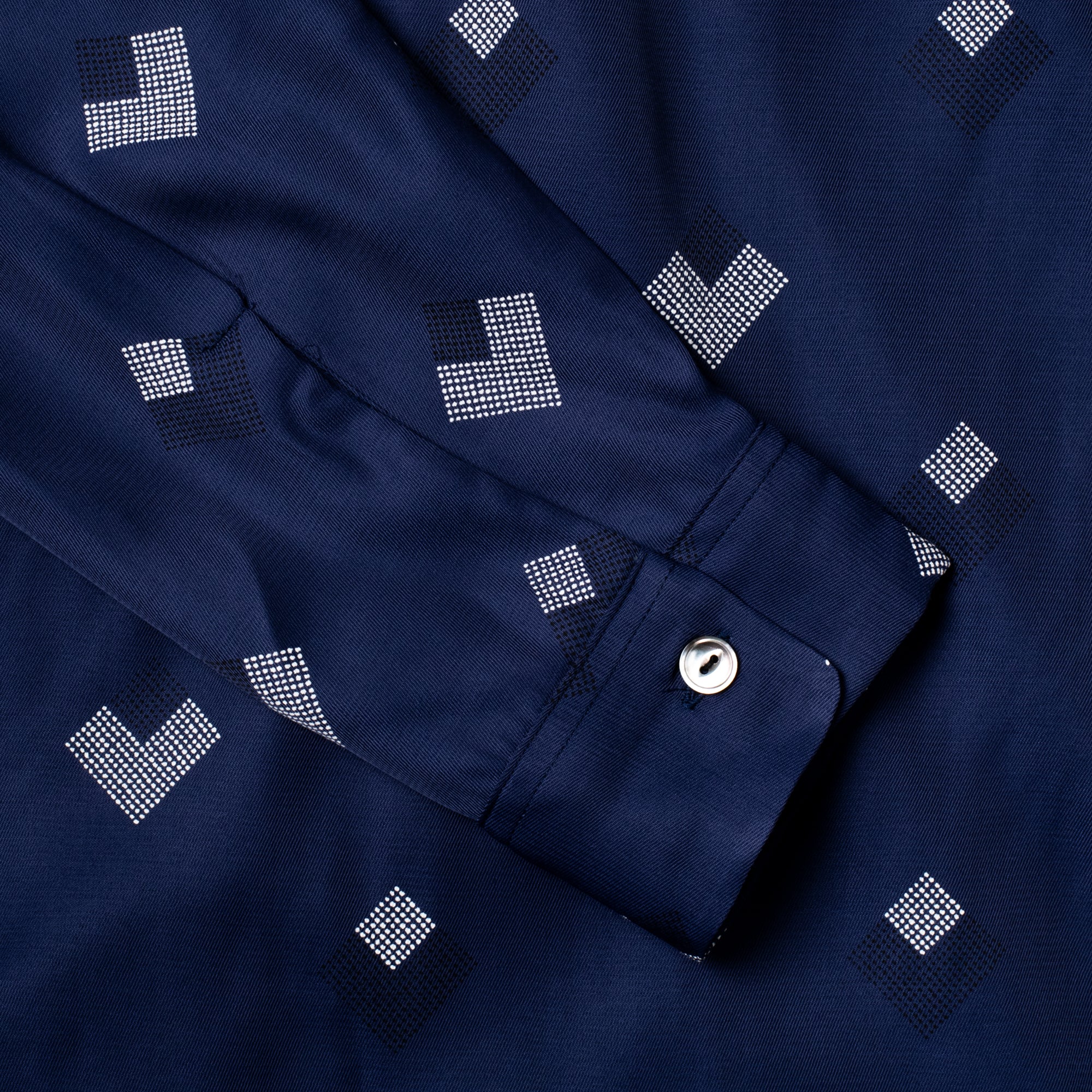 Rayon Shirt Diamond Blue – Bryceland's