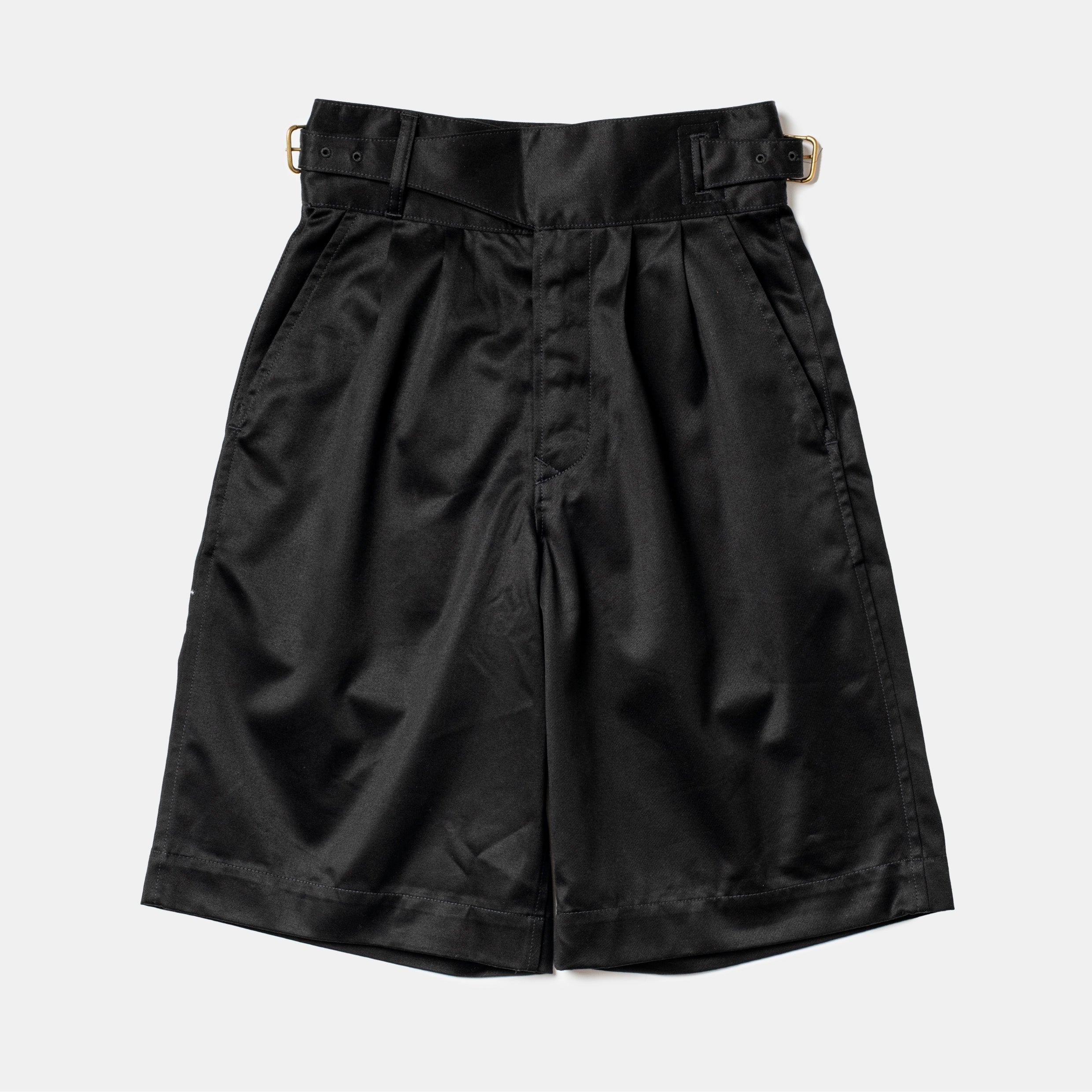 パンツ 23ss the reracs gurkha shorts black THE RERACS】THE GURKHA SHORTS・RERACS TUXEDO COLLAR PULLOVER