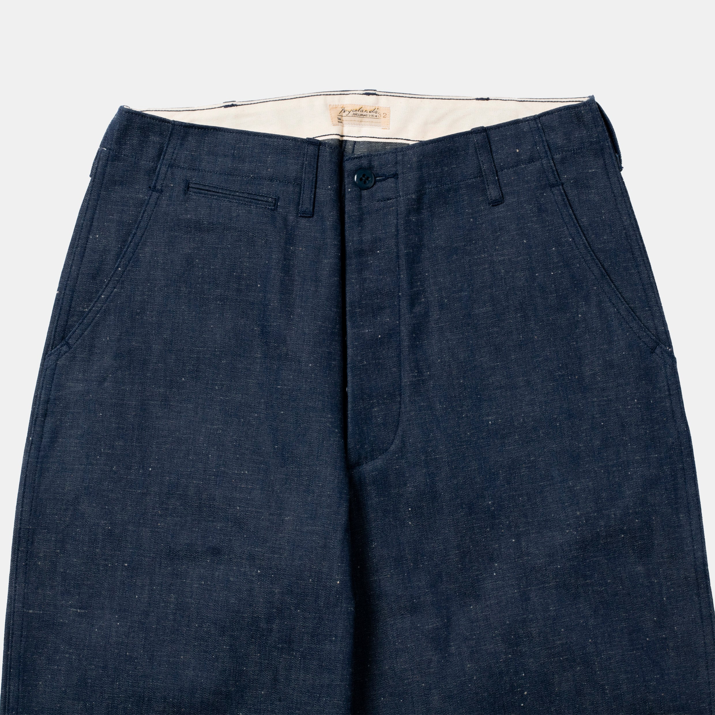 【商品】 THE BLUEST CHINOS 32インチ　チャコール &SONS Joey's Crew Pant Churchill Blue