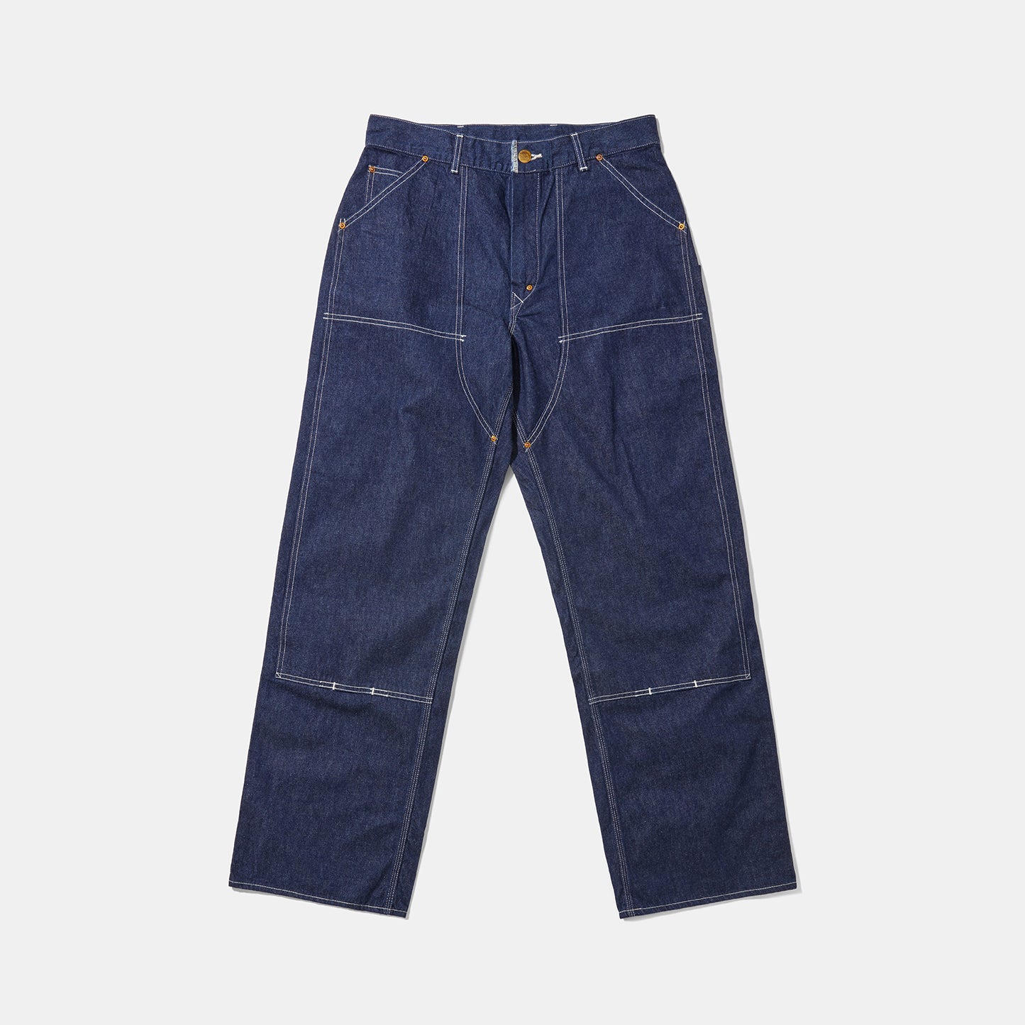 美品 BRYCELAND'S DOUBLE KNEE WORK TROUSERS Double Knee Pants Denim – Bryceland's