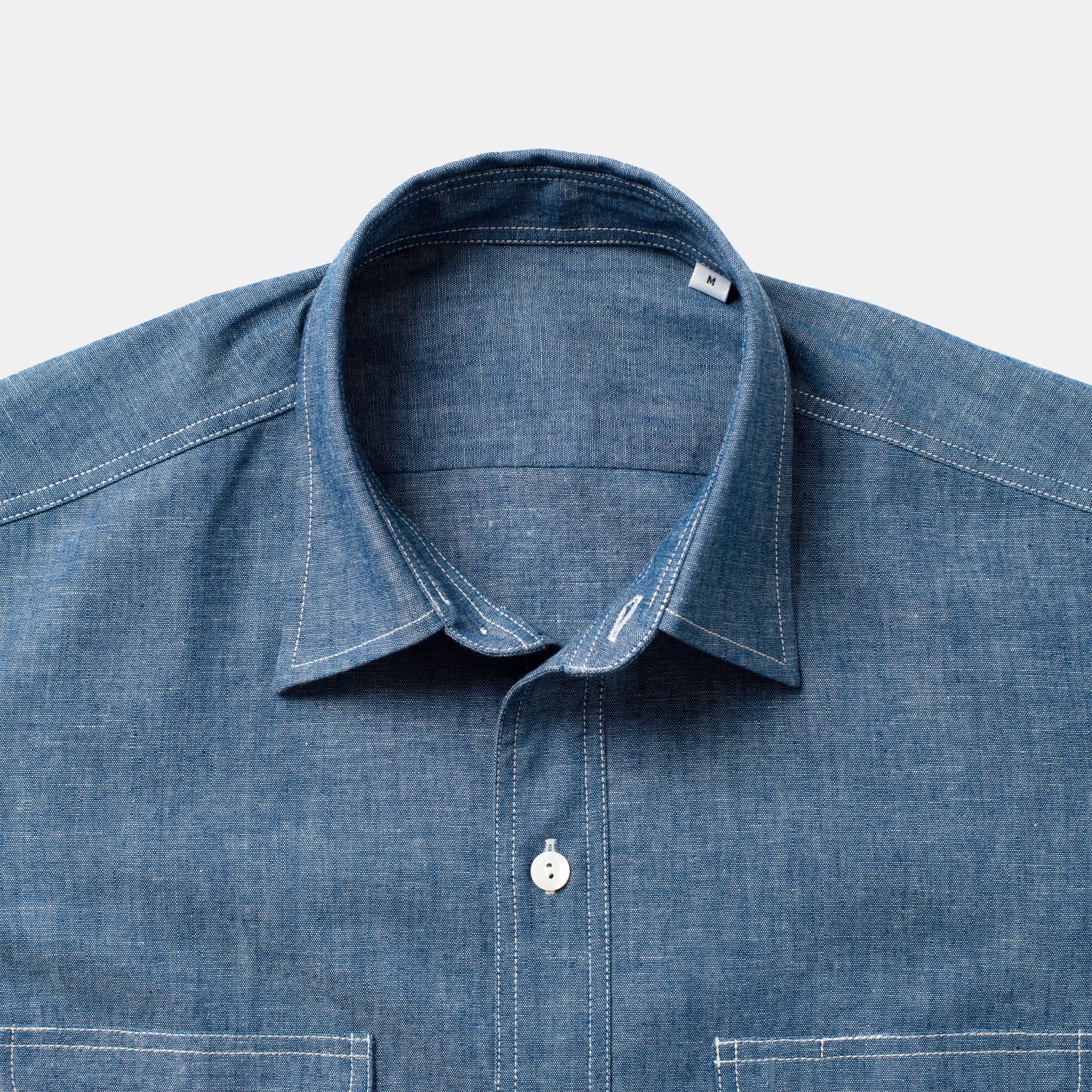 Made-to-Order Teardrop Chambray Shirt – Bryceland's