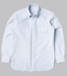  Bryceland's Perfect OCBD Striped Shirt Blue