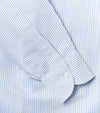 Bryceland's Perfect OCBD Striped Shirt Blue