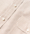 Bryceland's Made-to-Order Perfect OCBD Striped Shirt Brown